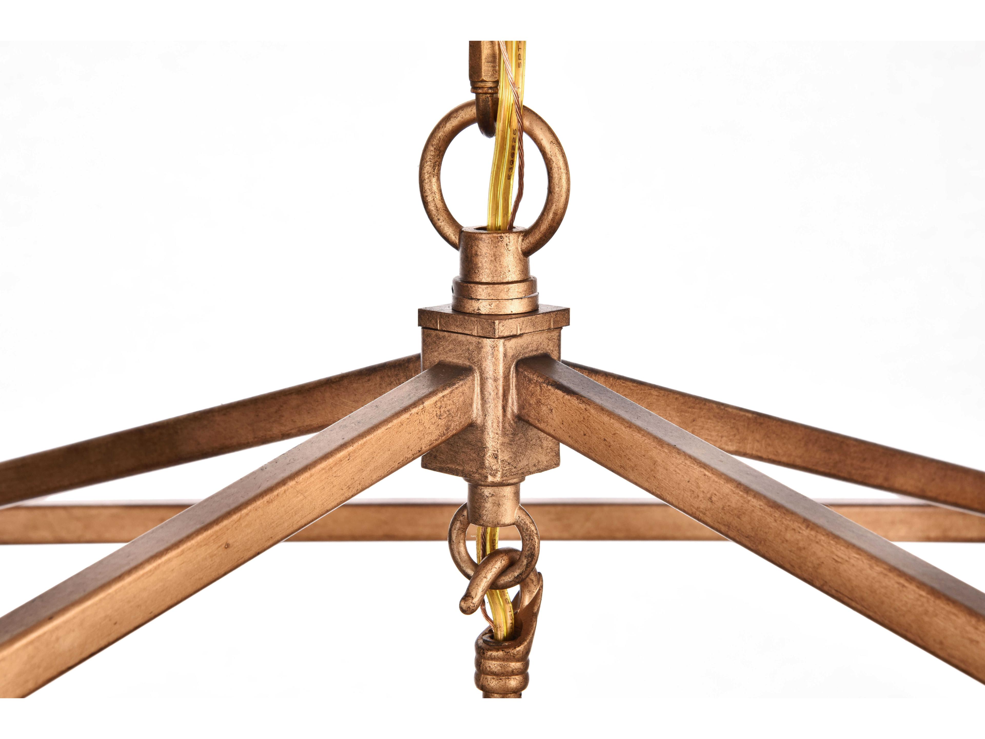 Elegant Lighting Maddox 4-Light Vintage Gold Chandelier