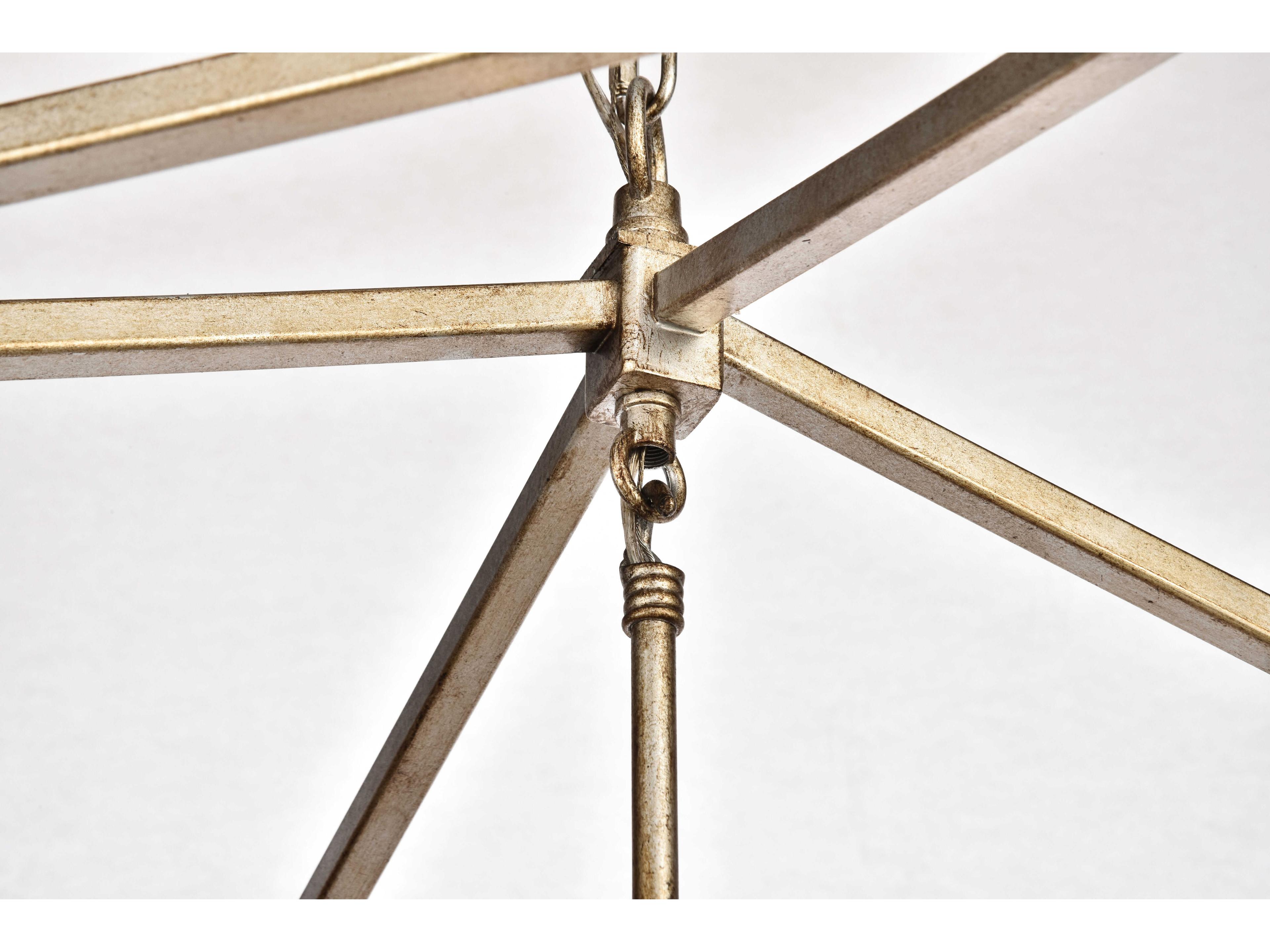 Elegant Lighting Maddox 4-Light Vintage Silver Chandelier