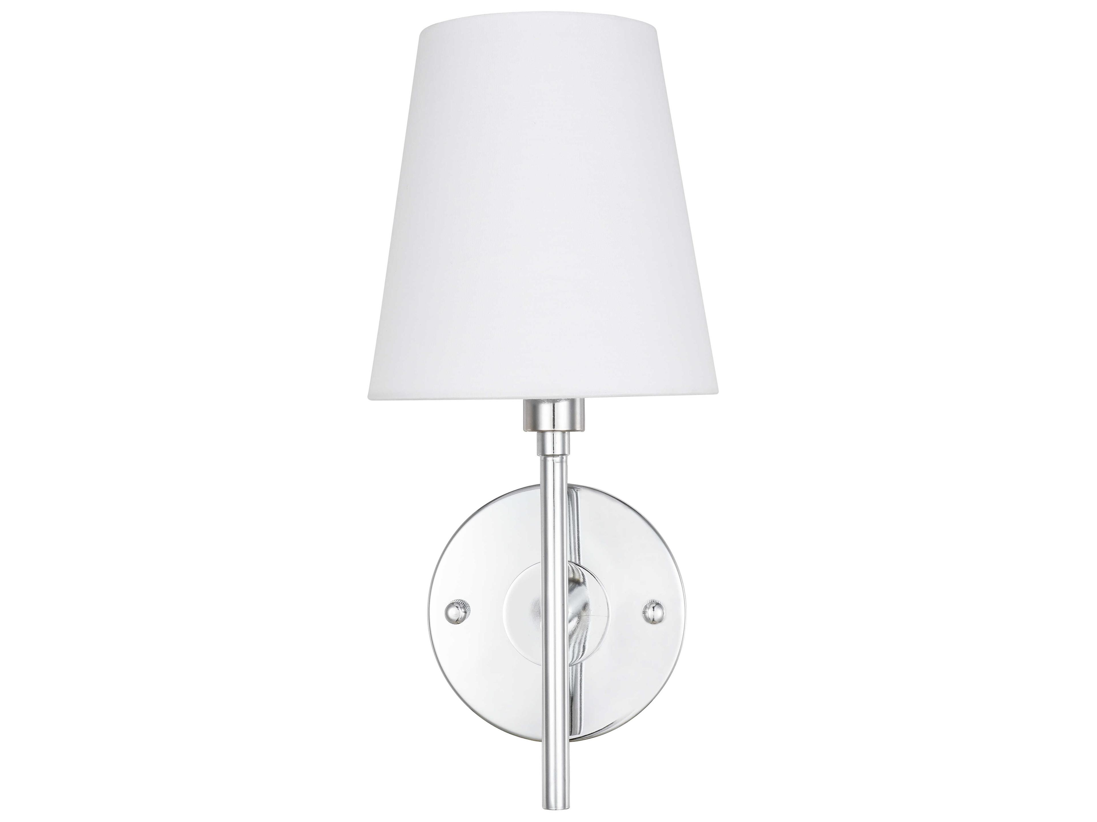 Elegant Lighting Cason 1-Light Chrome LED Wall Sconce