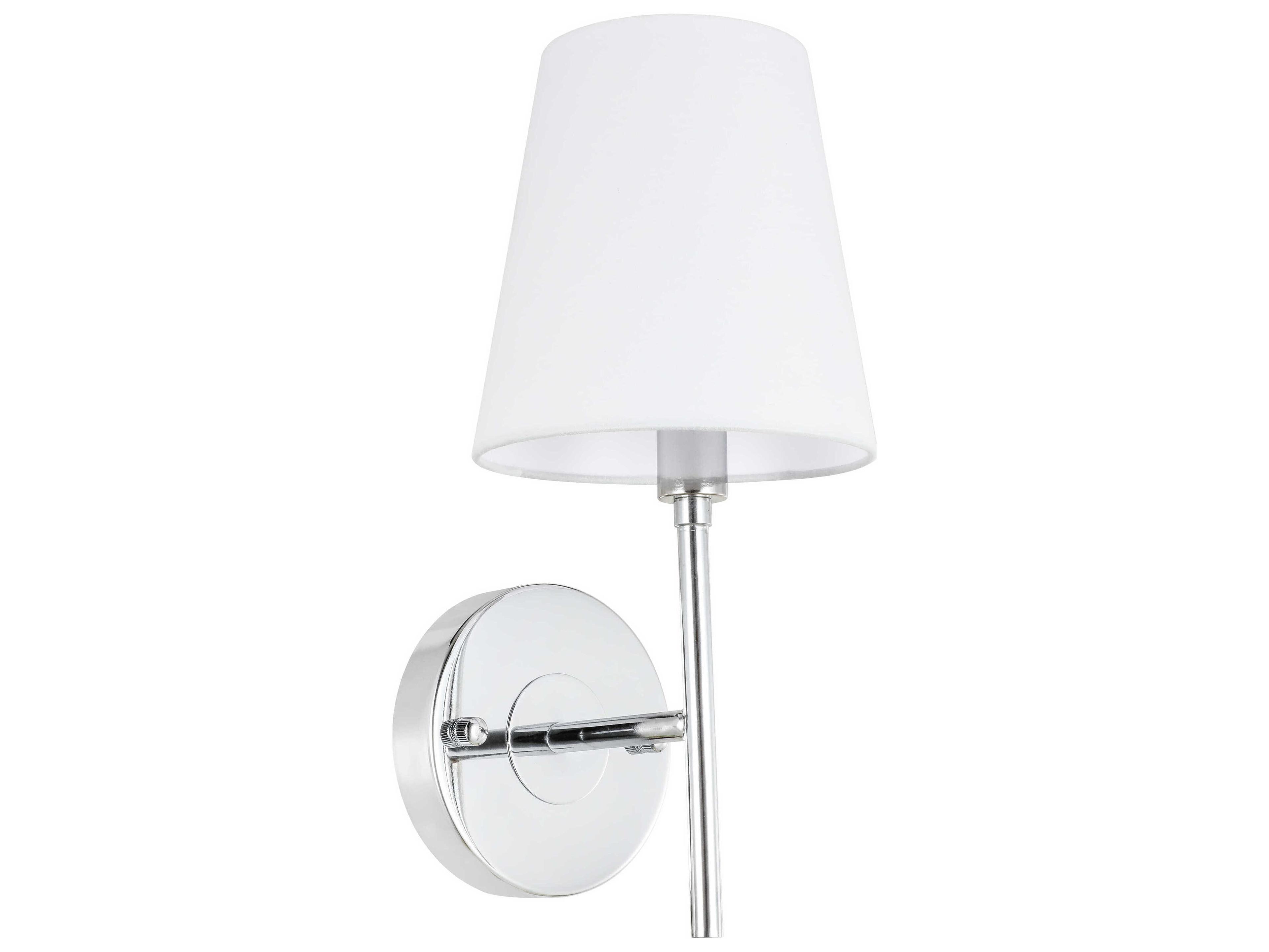 Elegant Lighting Cason 1-Light Chrome LED Wall Sconce