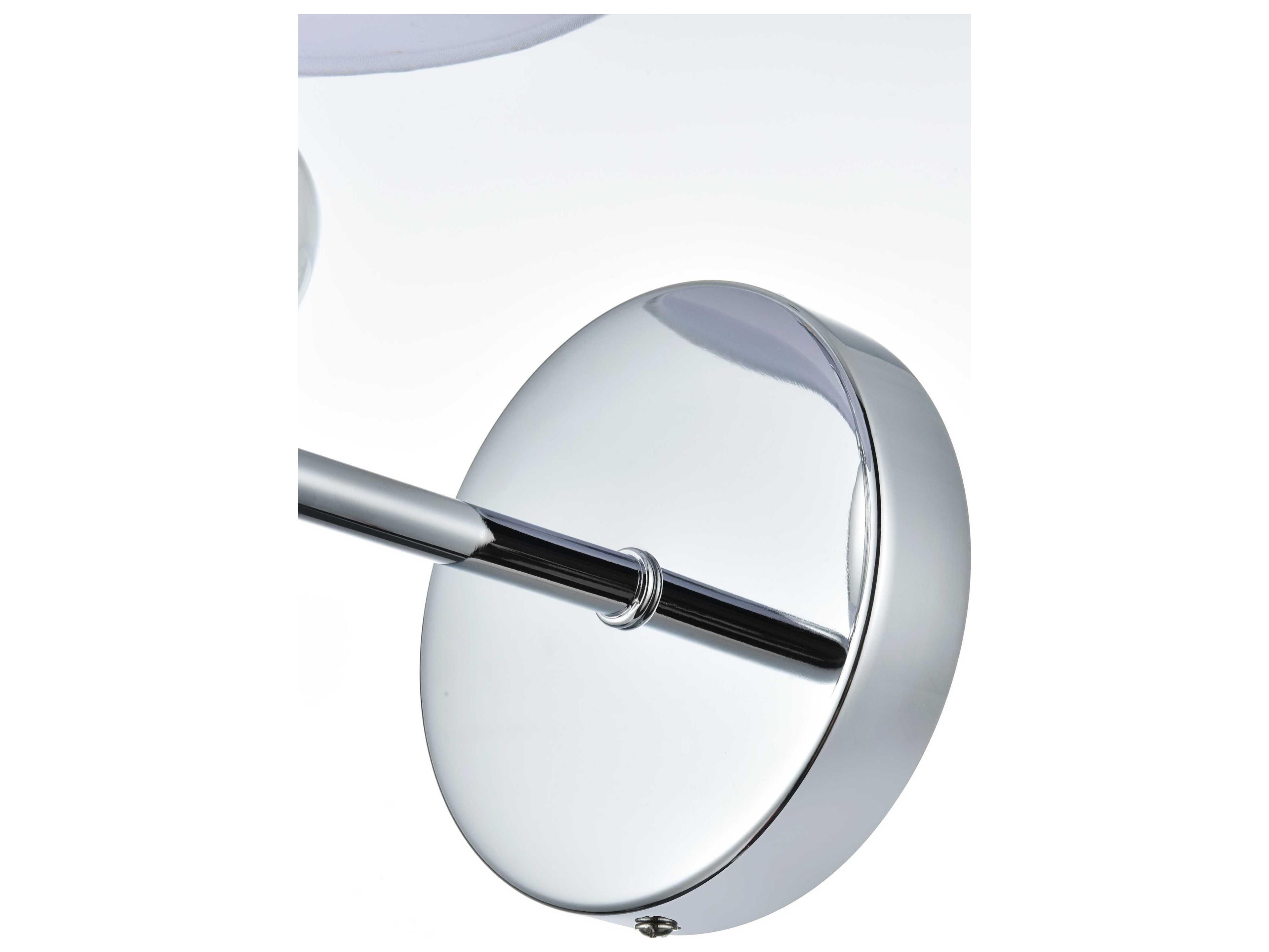 Elegant Lighting Bethany 1-Light Chrome Wall Sconce