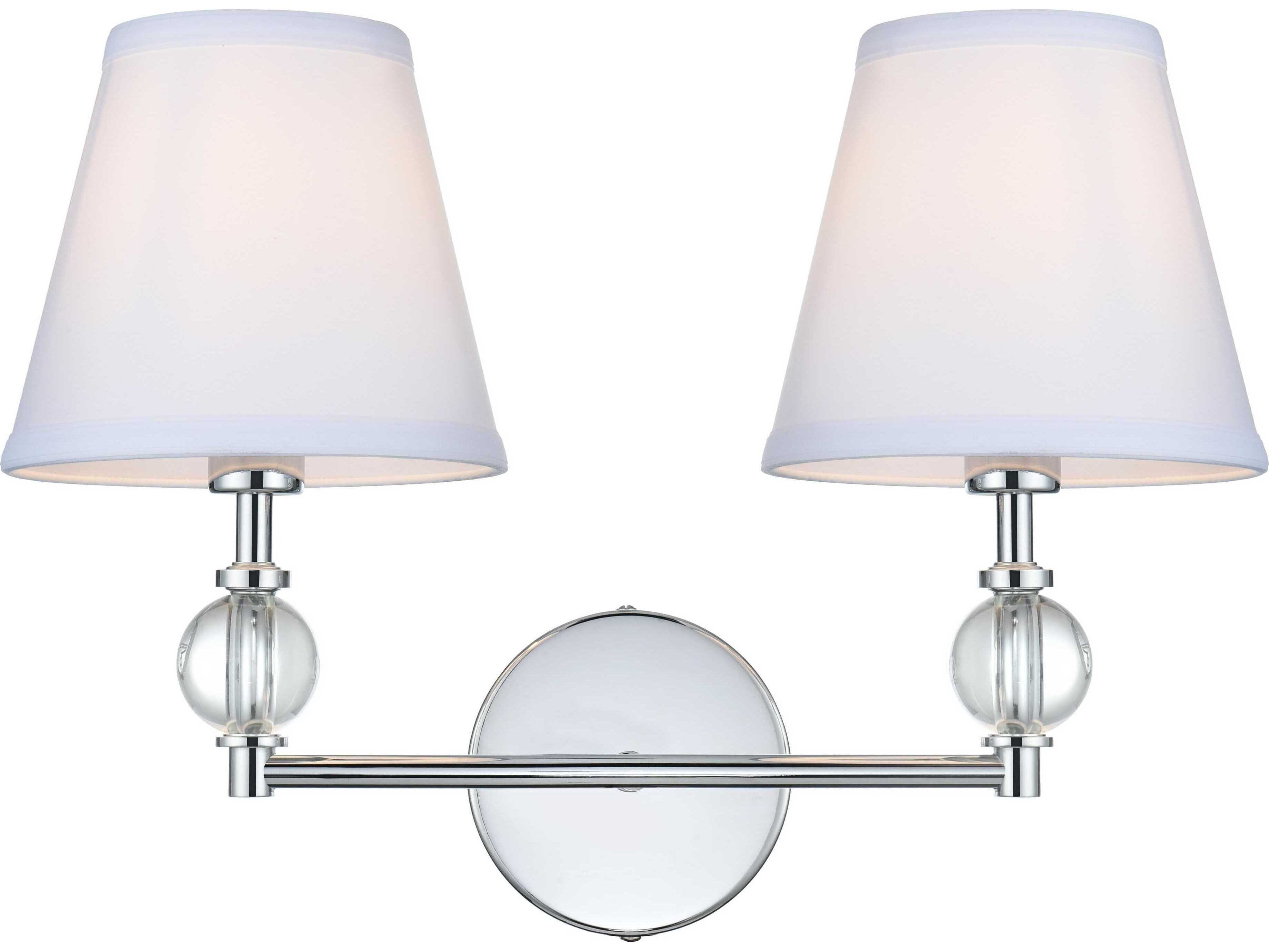 Elegant Lighting Bethany 2-Light Chrome Vanity Light