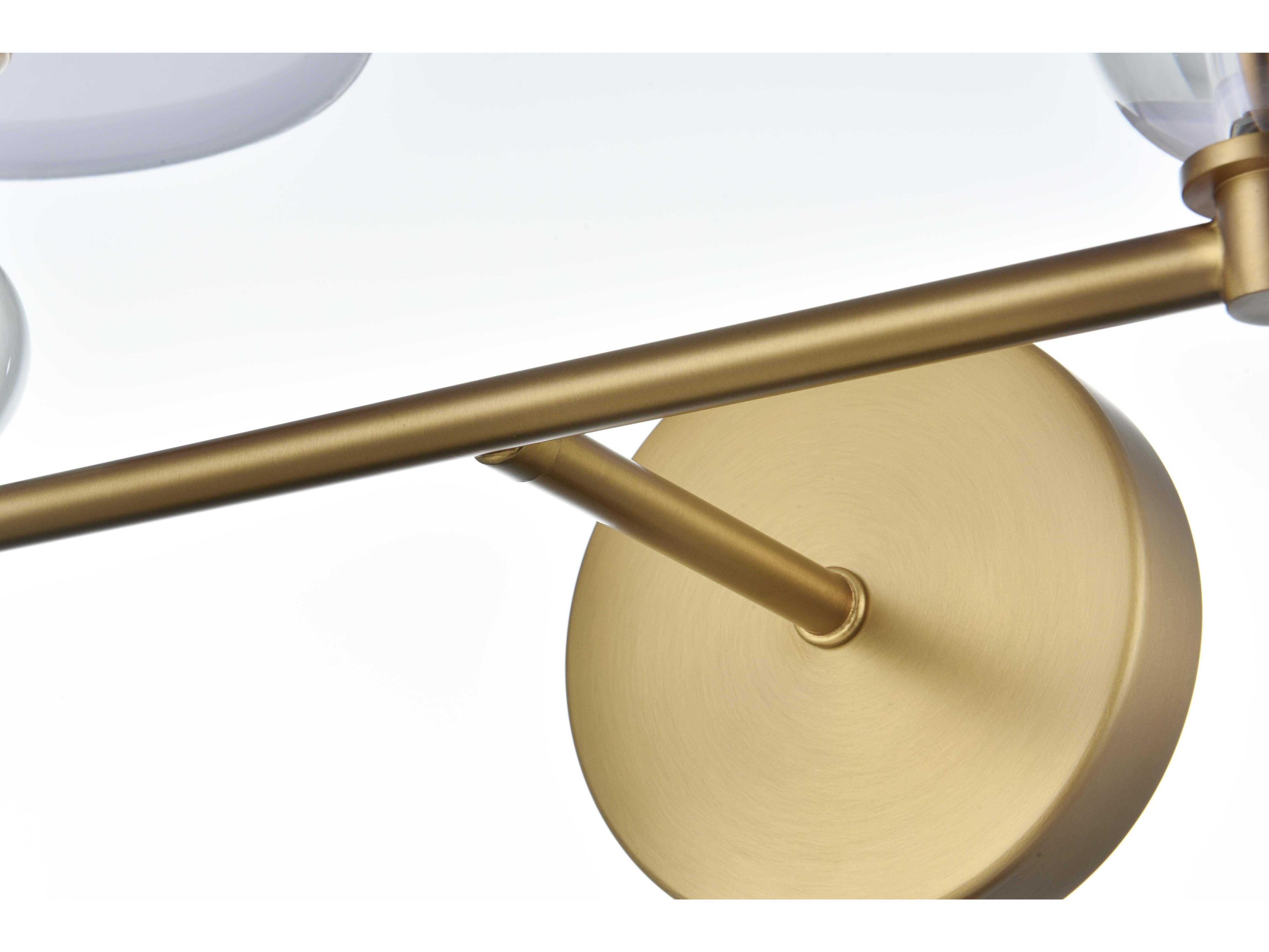 Elegant Lighting Bethany 2-Light Satin Gold Vanity Light