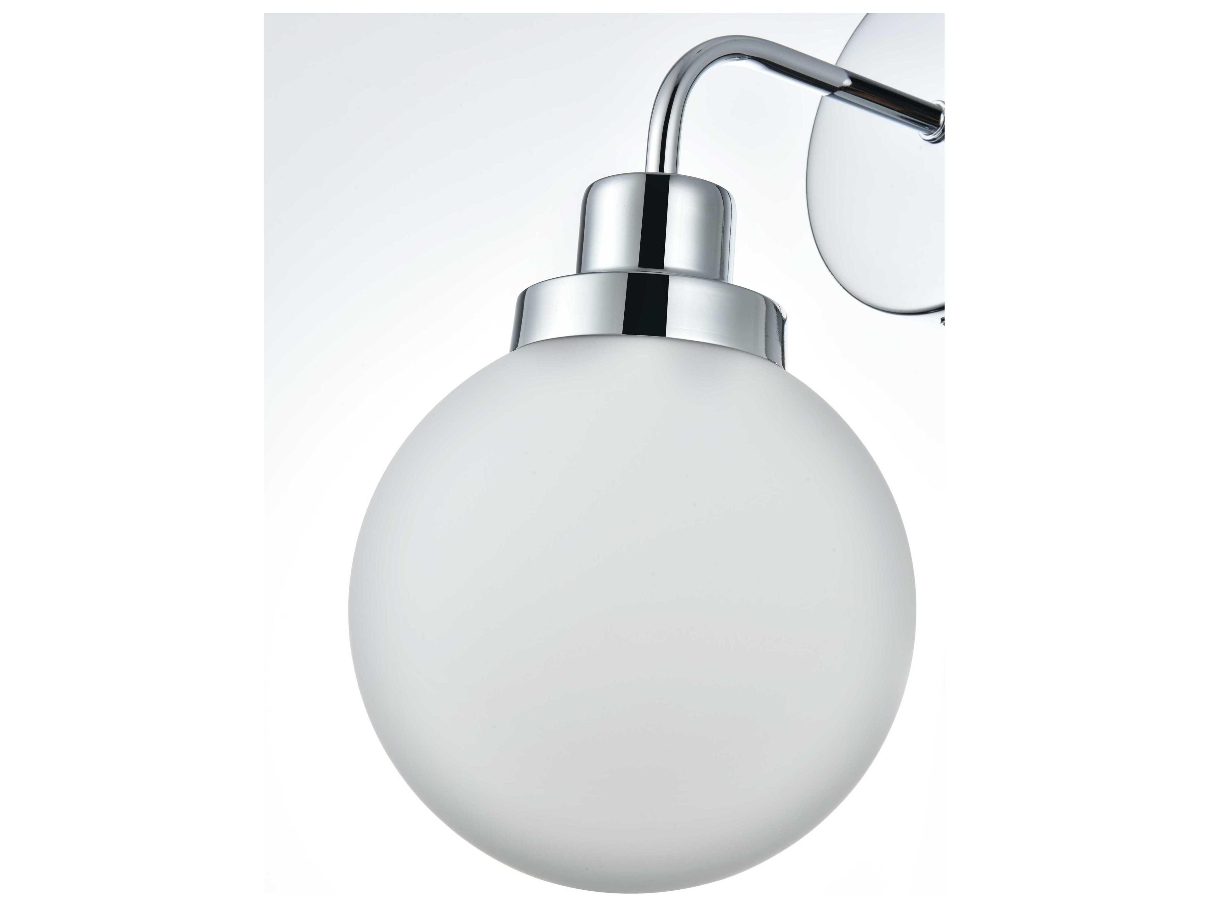 Elegant Lighting Hanson 1-Light Chrome Wall Sconce