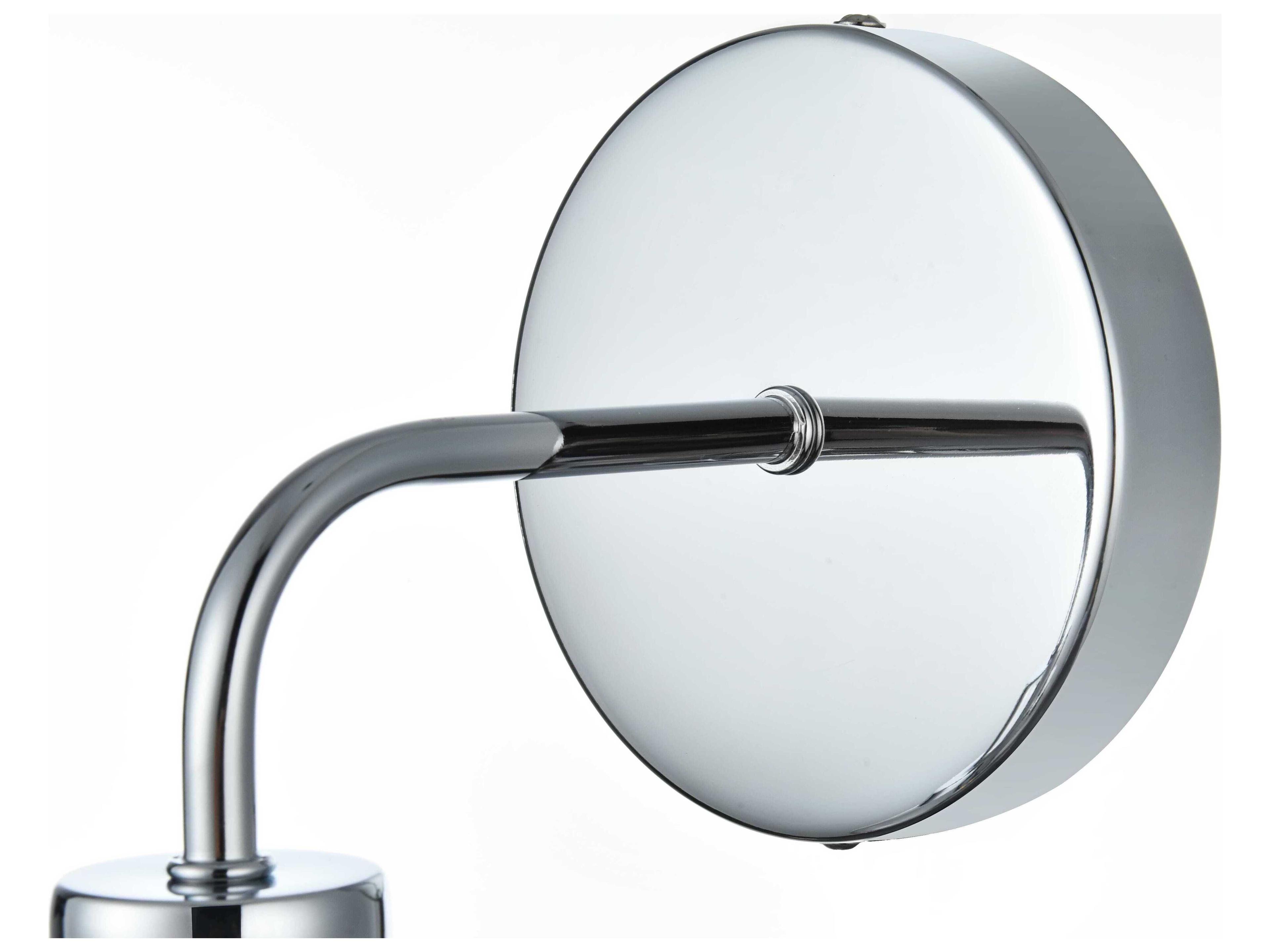 Elegant Lighting Hanson 1-Light Chrome Wall Sconce