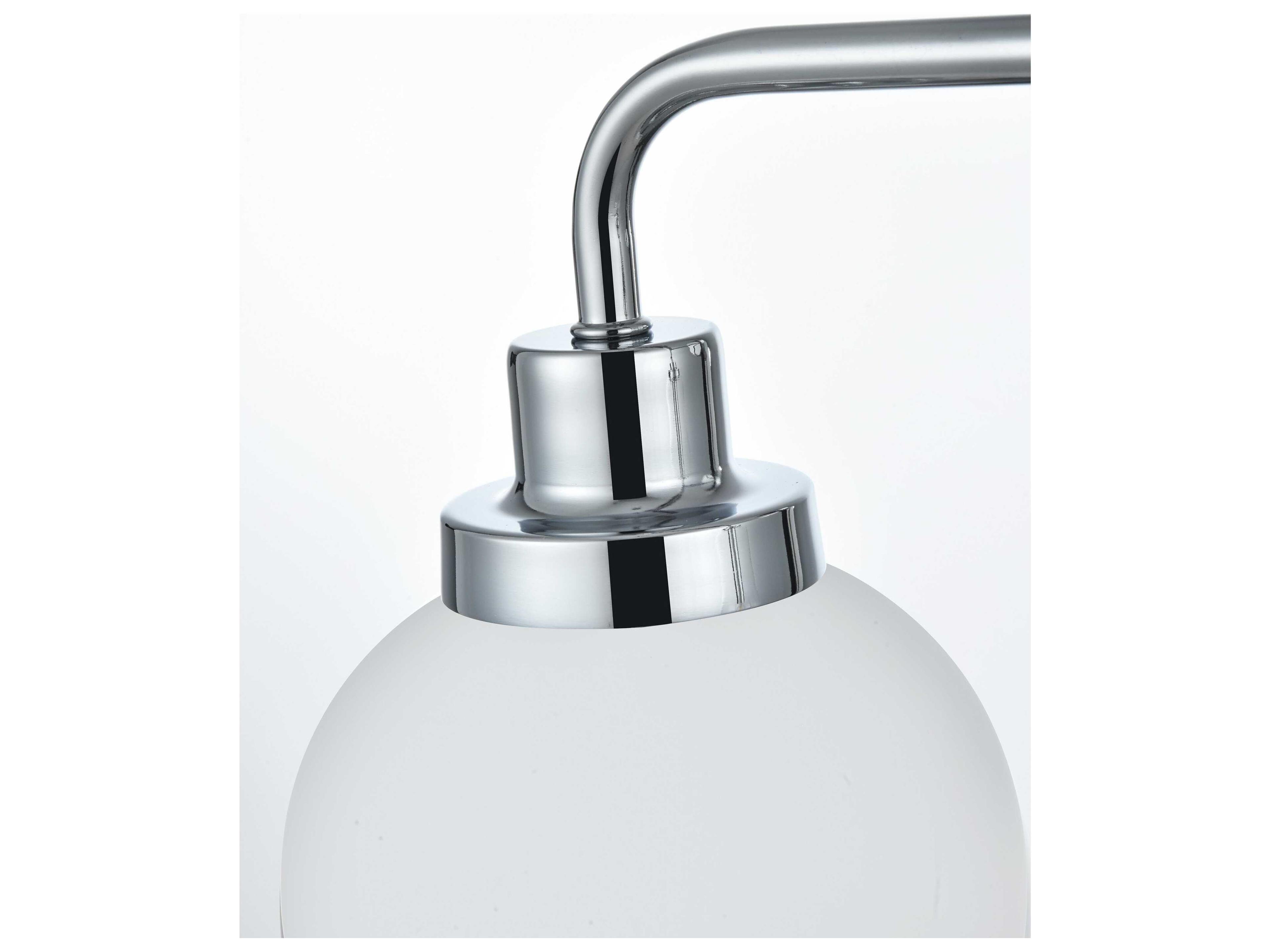 Elegant Lighting Hanson 4-Light Chrome Vanity Light