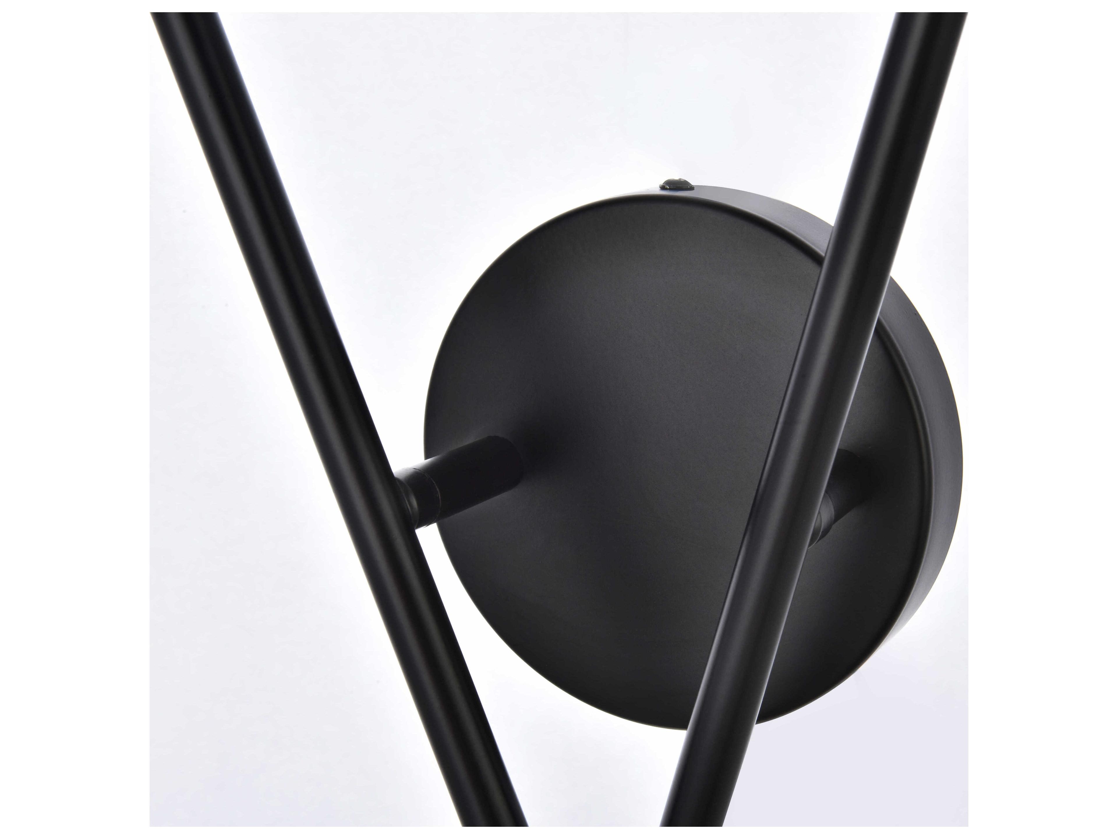 Elegant Lighting Armin 2-Light Black Wall Sconce
