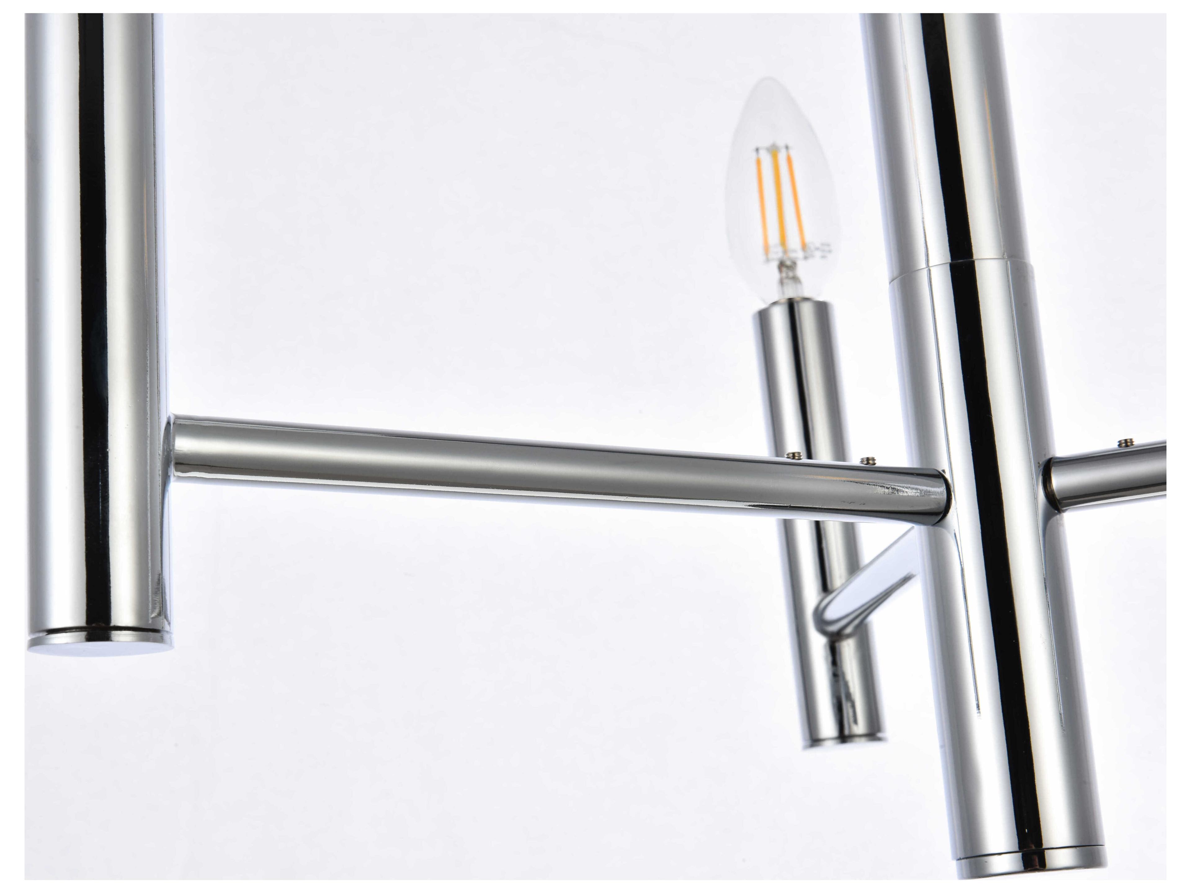 Elegant Lighting Carmella 3-Light Chrome Chandelier