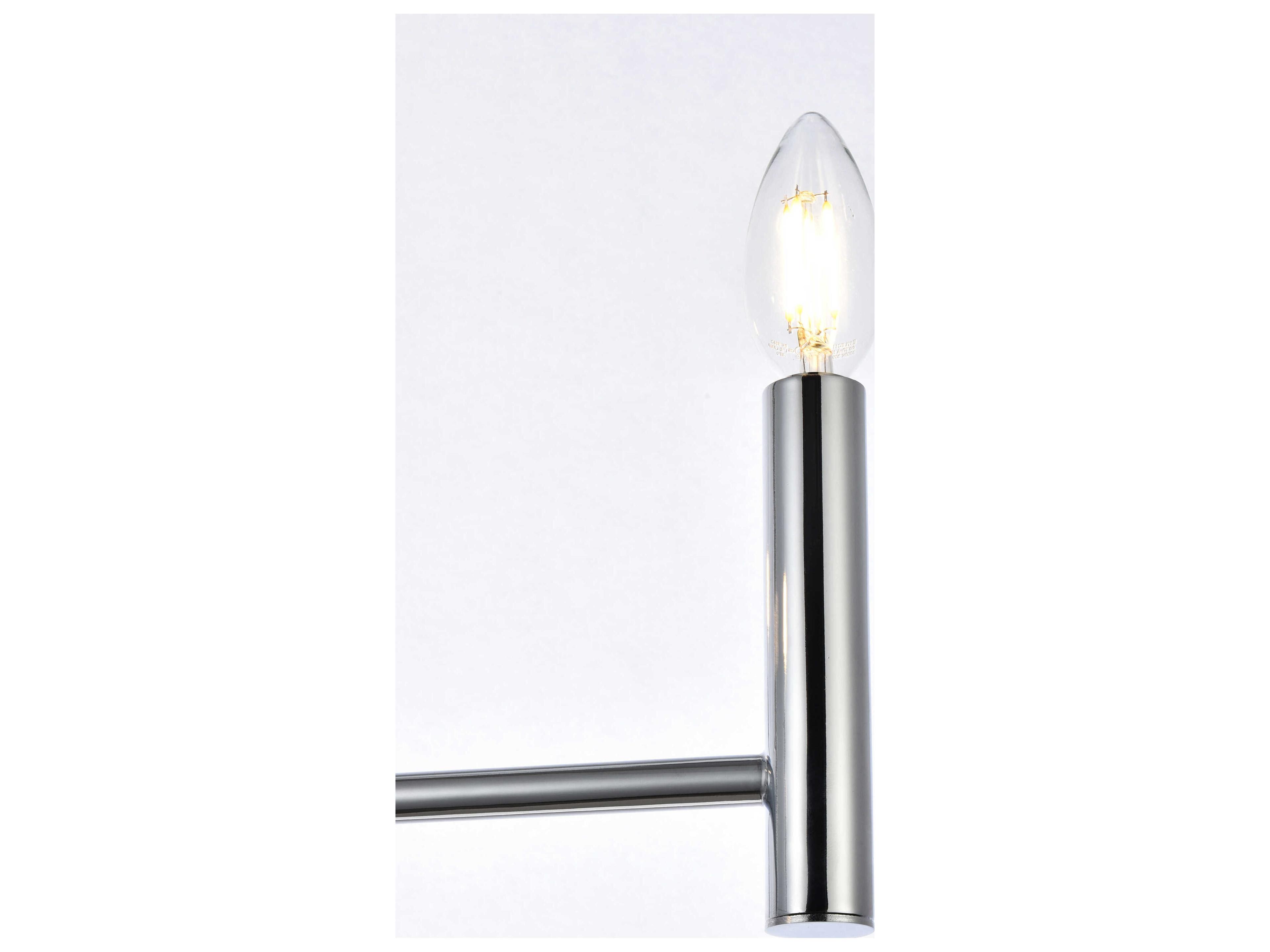 Elegant Lighting Carmella 3-Light Chrome Chandelier