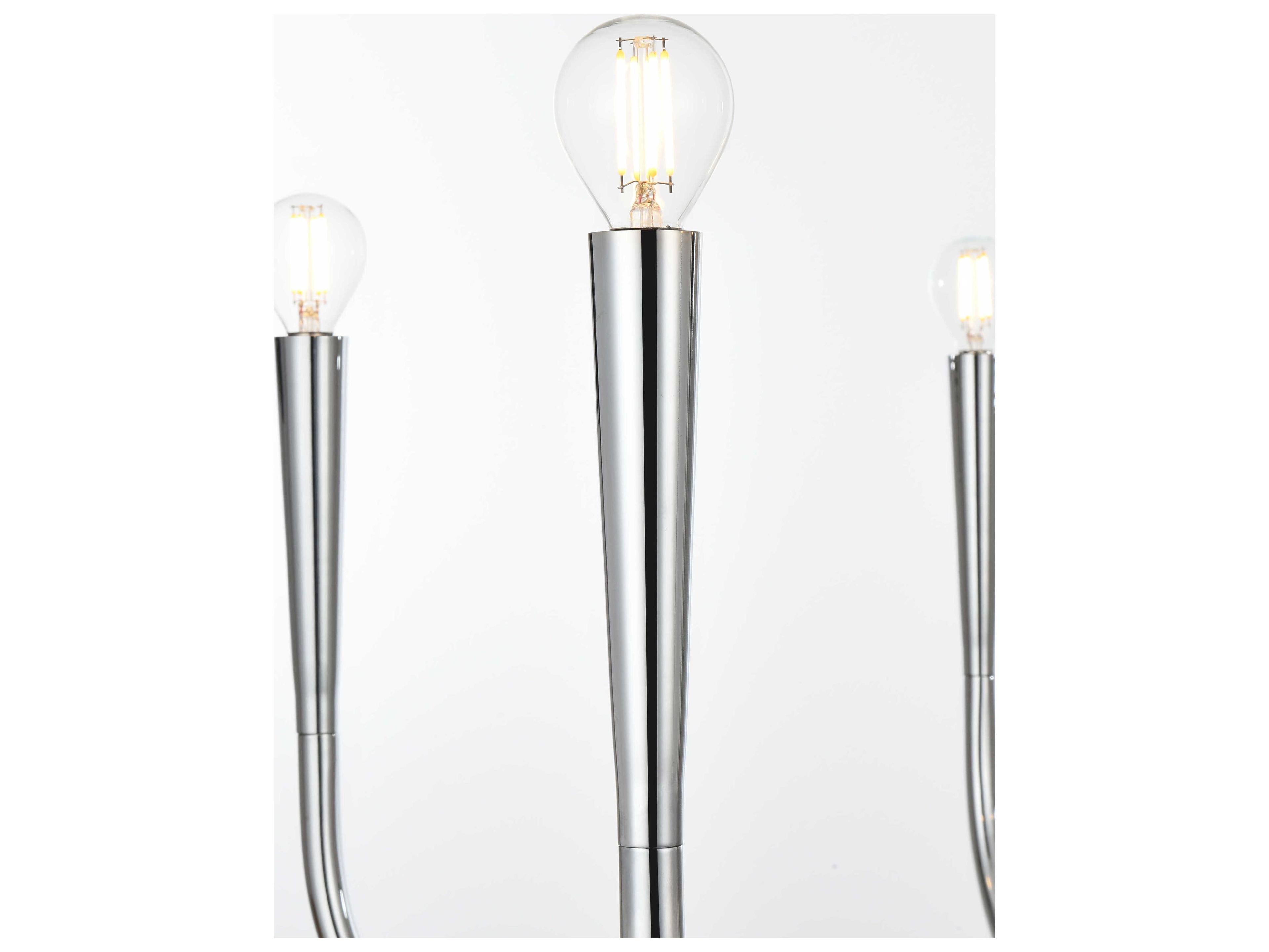 Elegant Lighting Layne 6-Light Chrome Chandelier