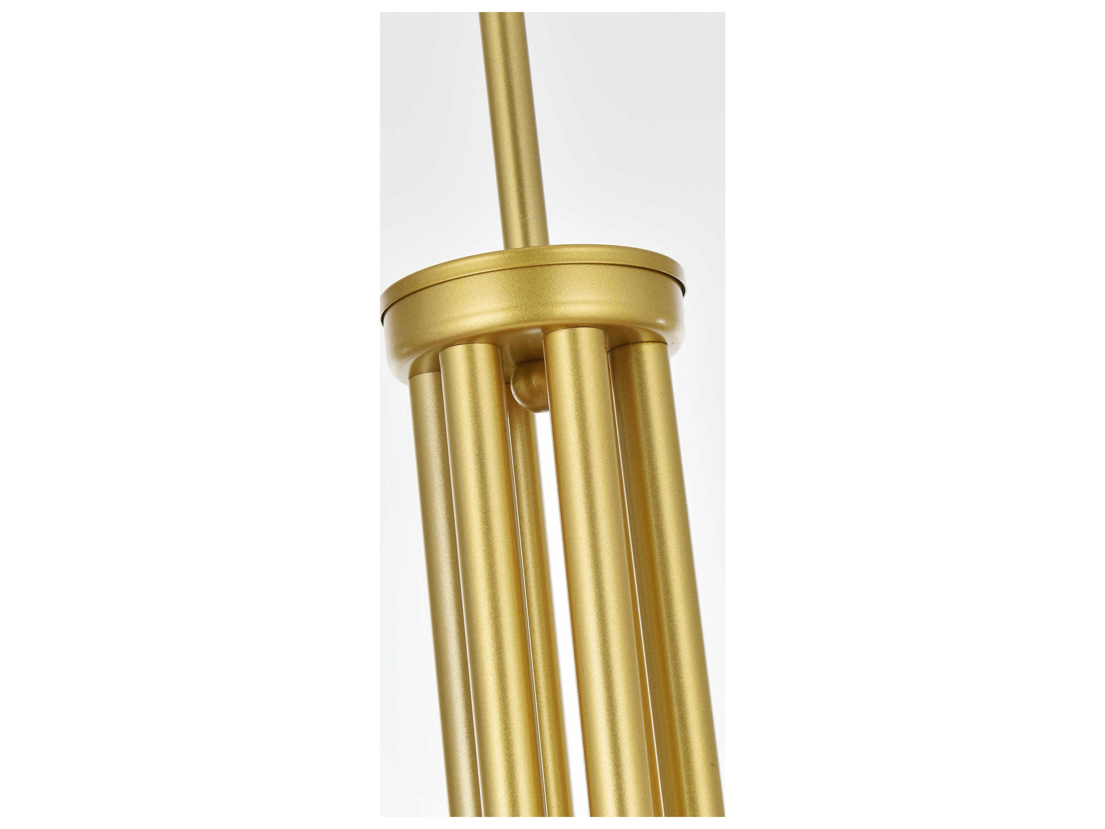 Elegant Lighting Layne 6-Light Brass Chandelier