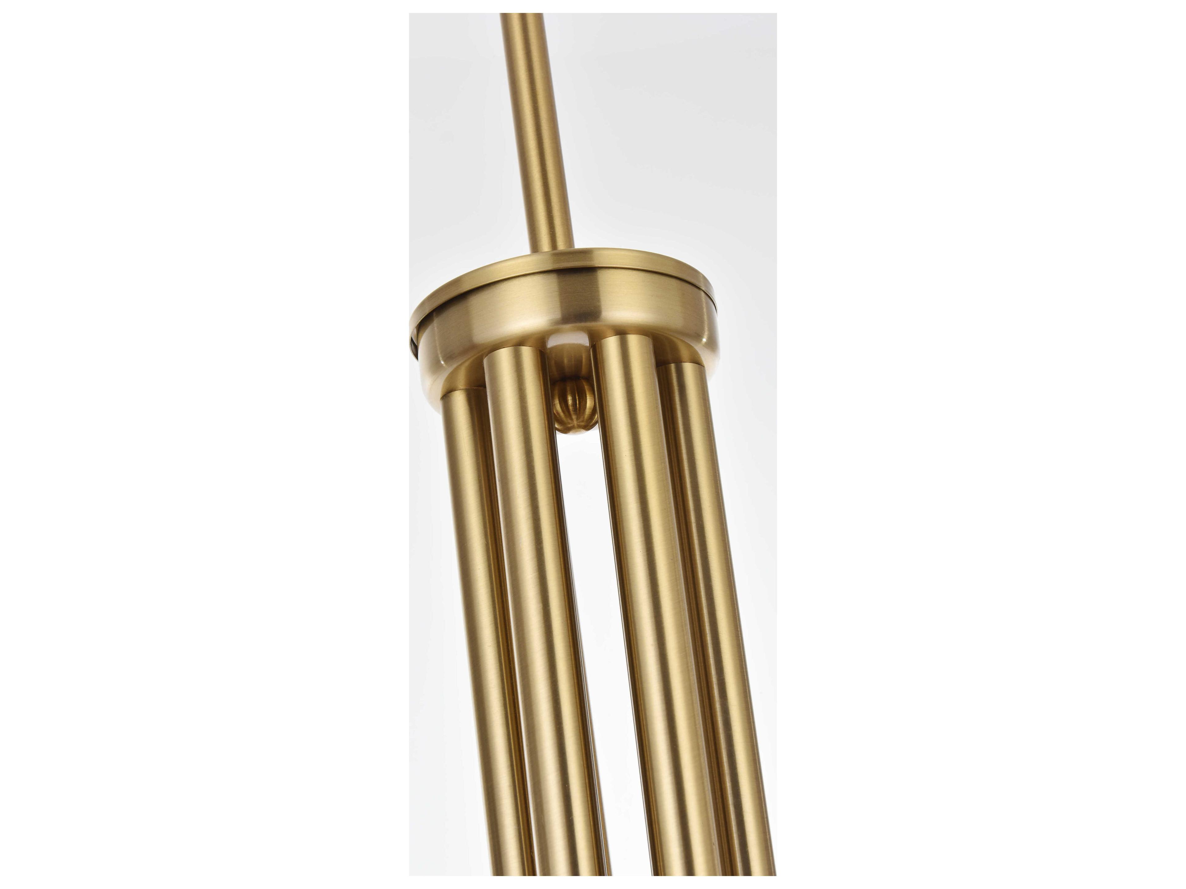 Elegant Lighting Layne 6-Light Gold Chandelier