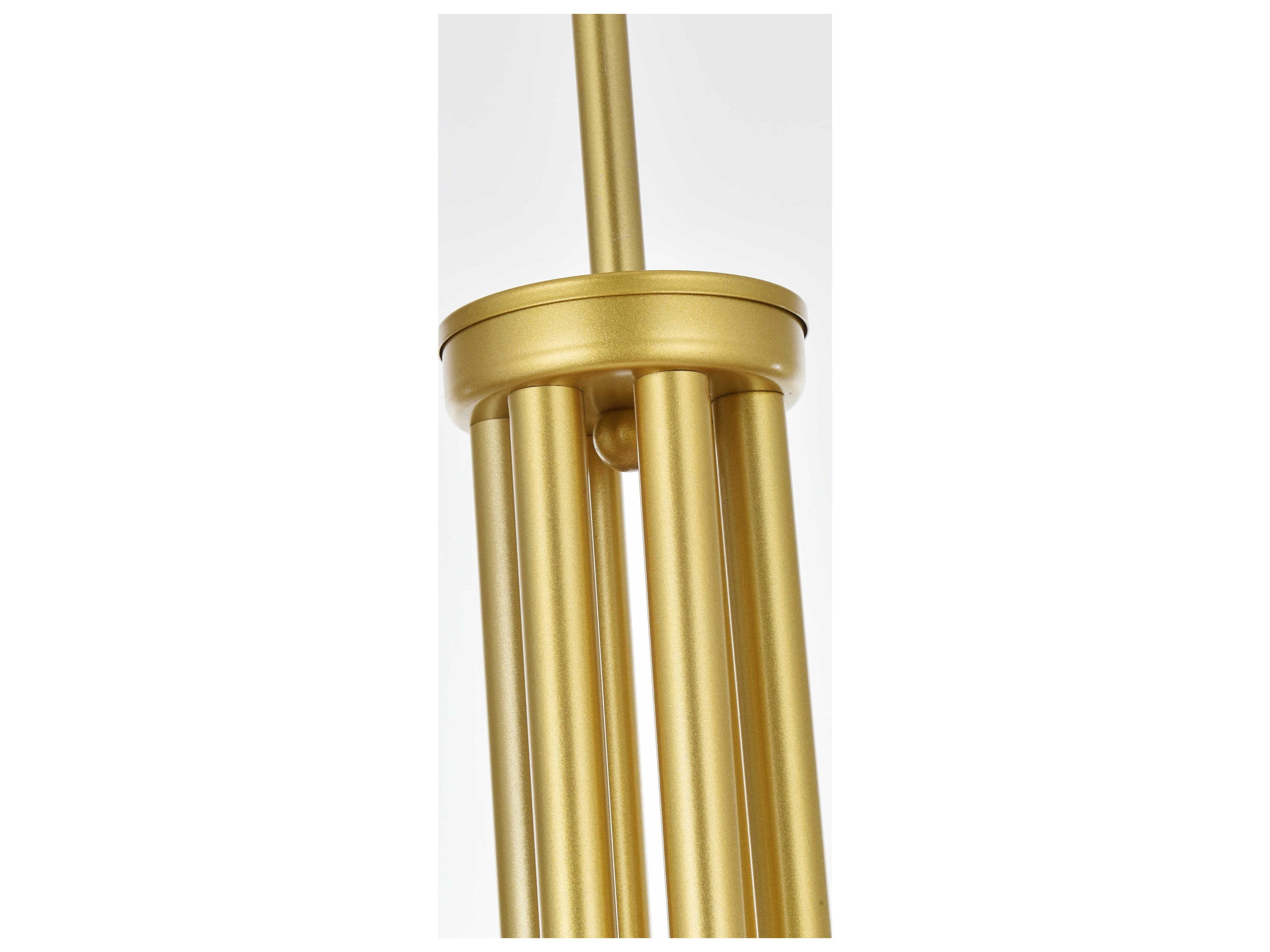 Elegant Lighting Layne 6-Light Brass Chandelier