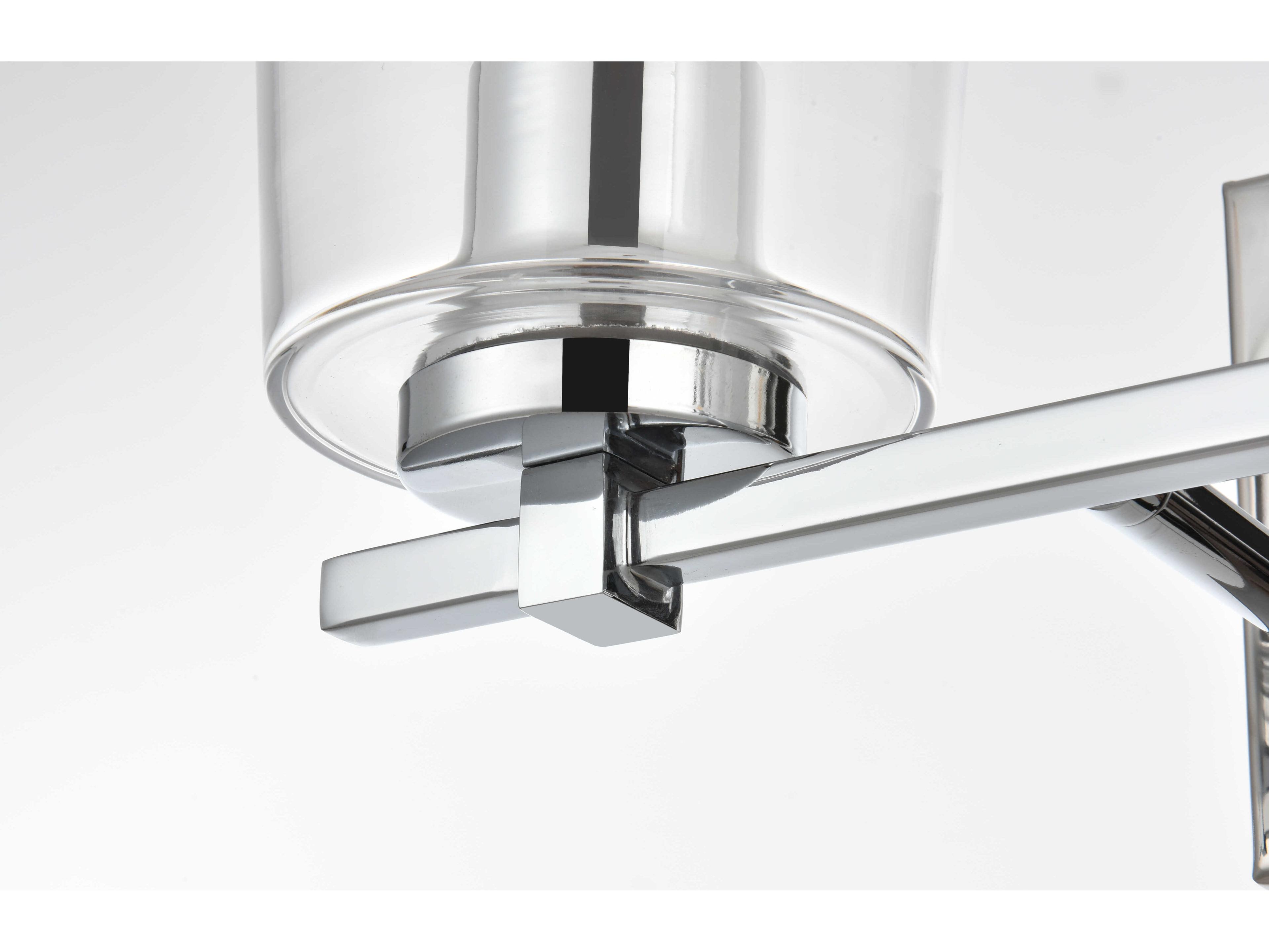 Elegant Lighting Kacey 2-Light Chrome Glass Vanity Light