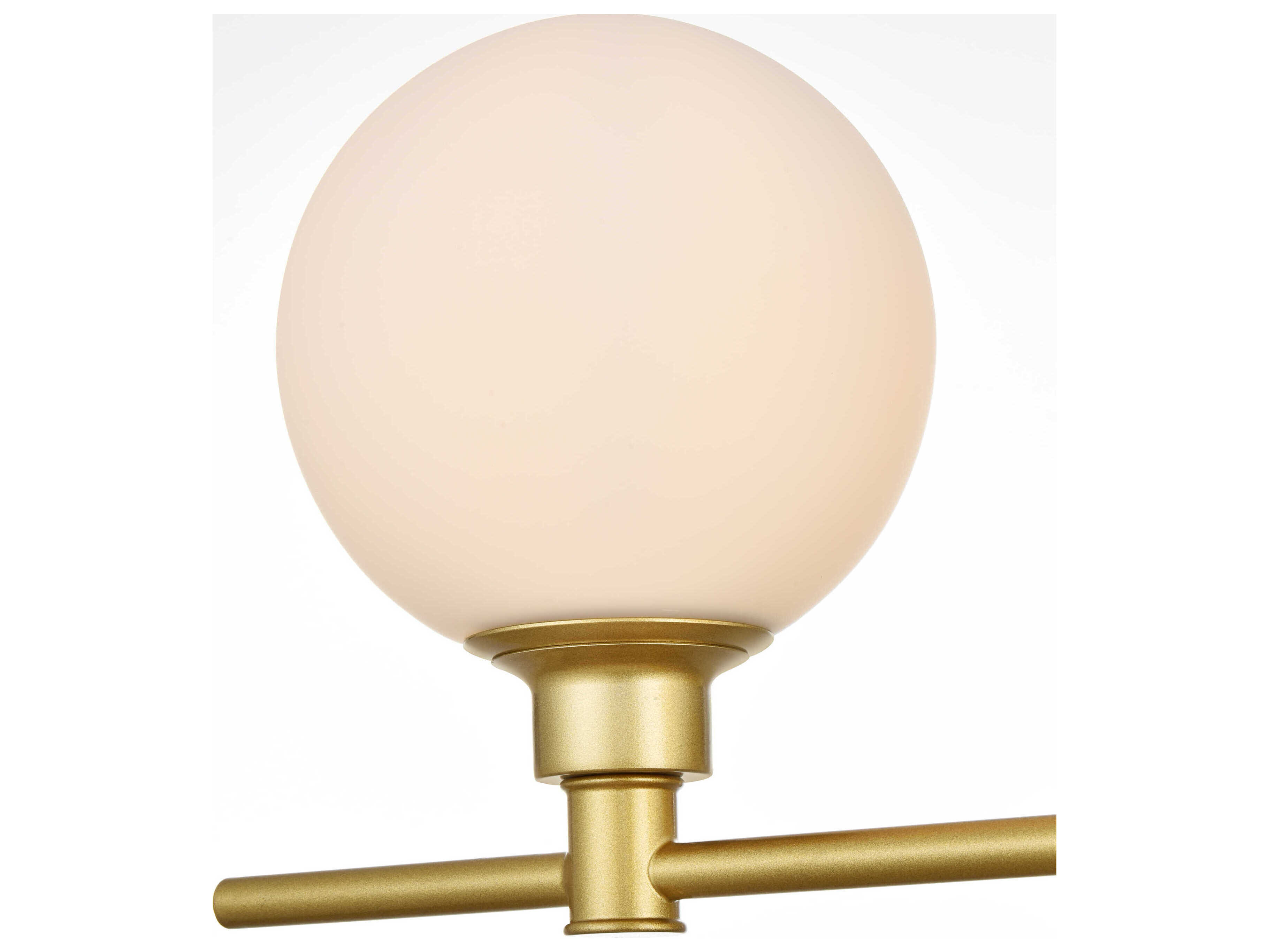 Elegant Lighting Cordelia 2-Light Brass Glass Vanity Light