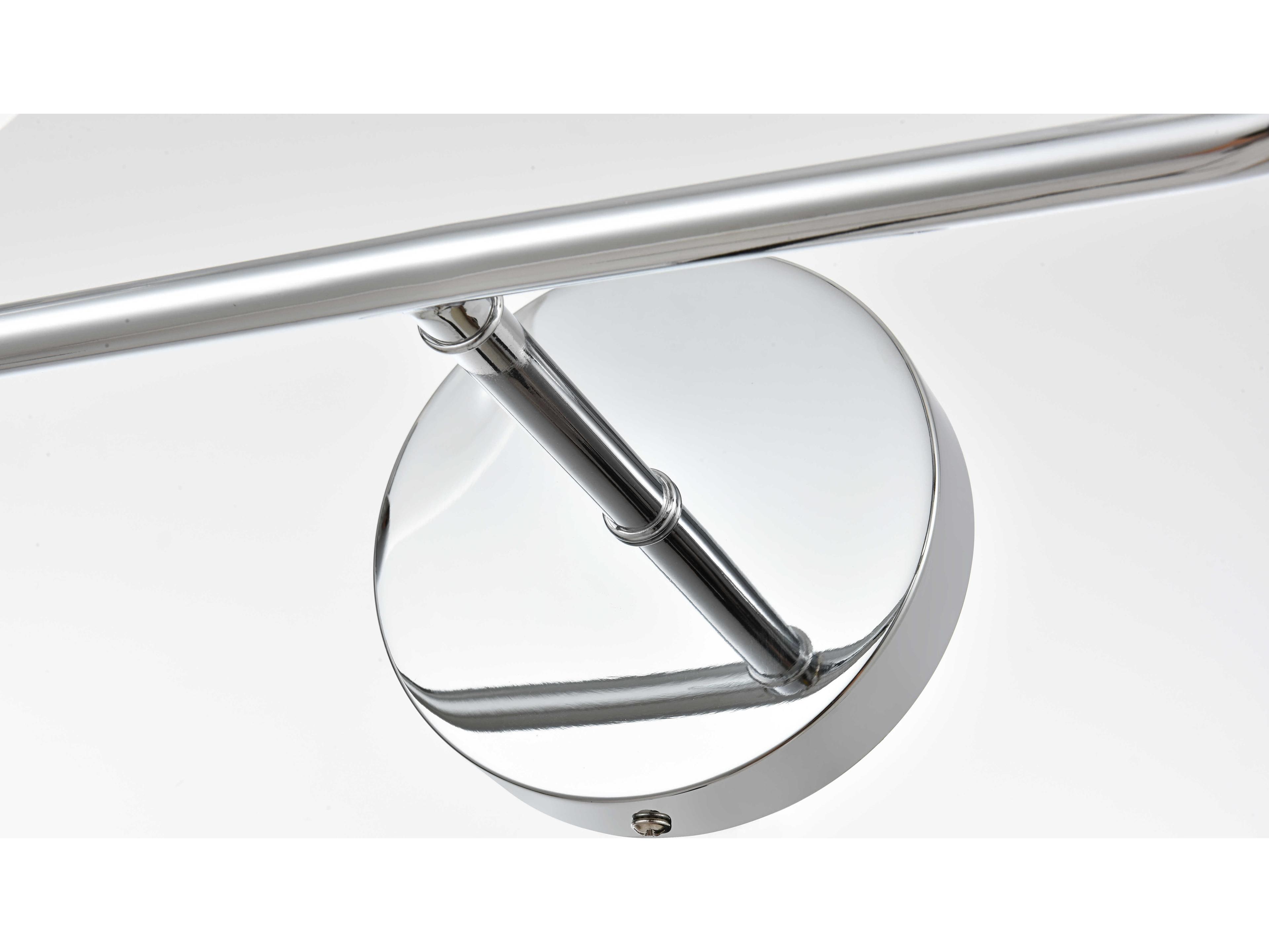 Elegant Lighting Genesis 4-Light Chrome Glass Vanity Light