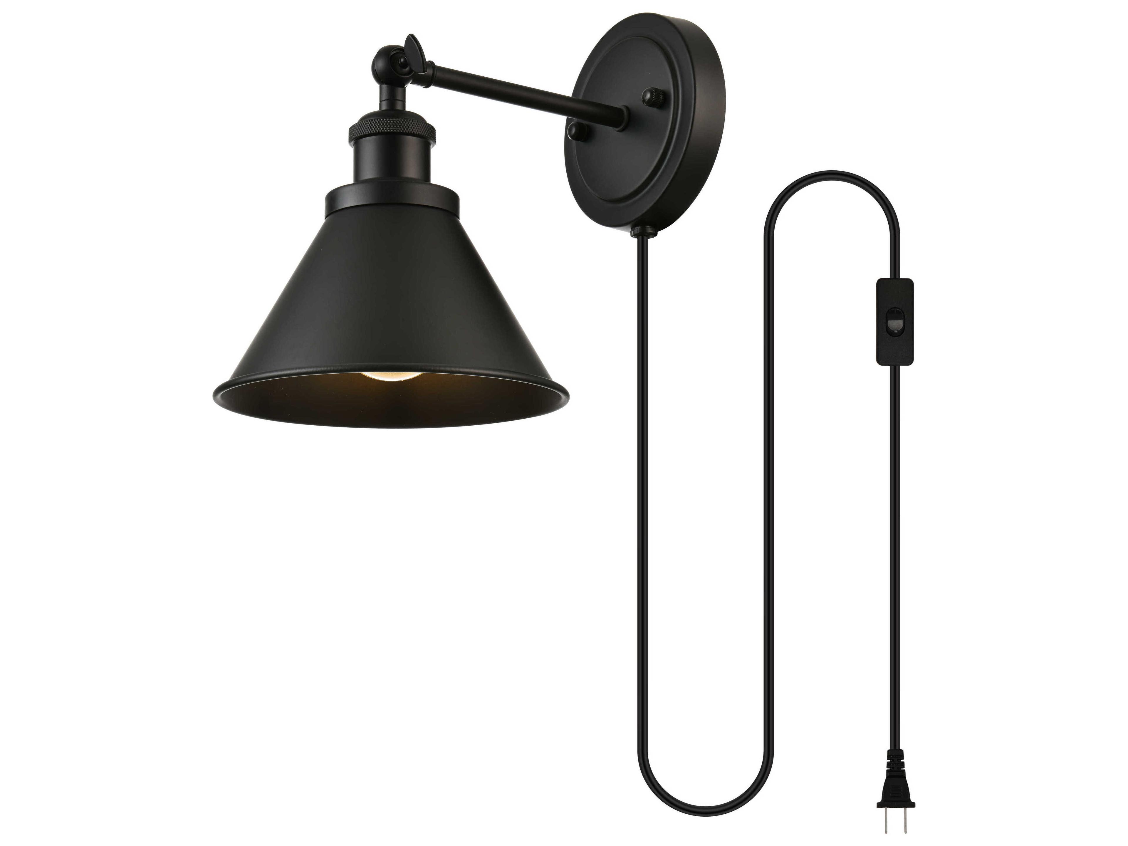 Elegant Lighting Blaise 1 - Light Swing Arm