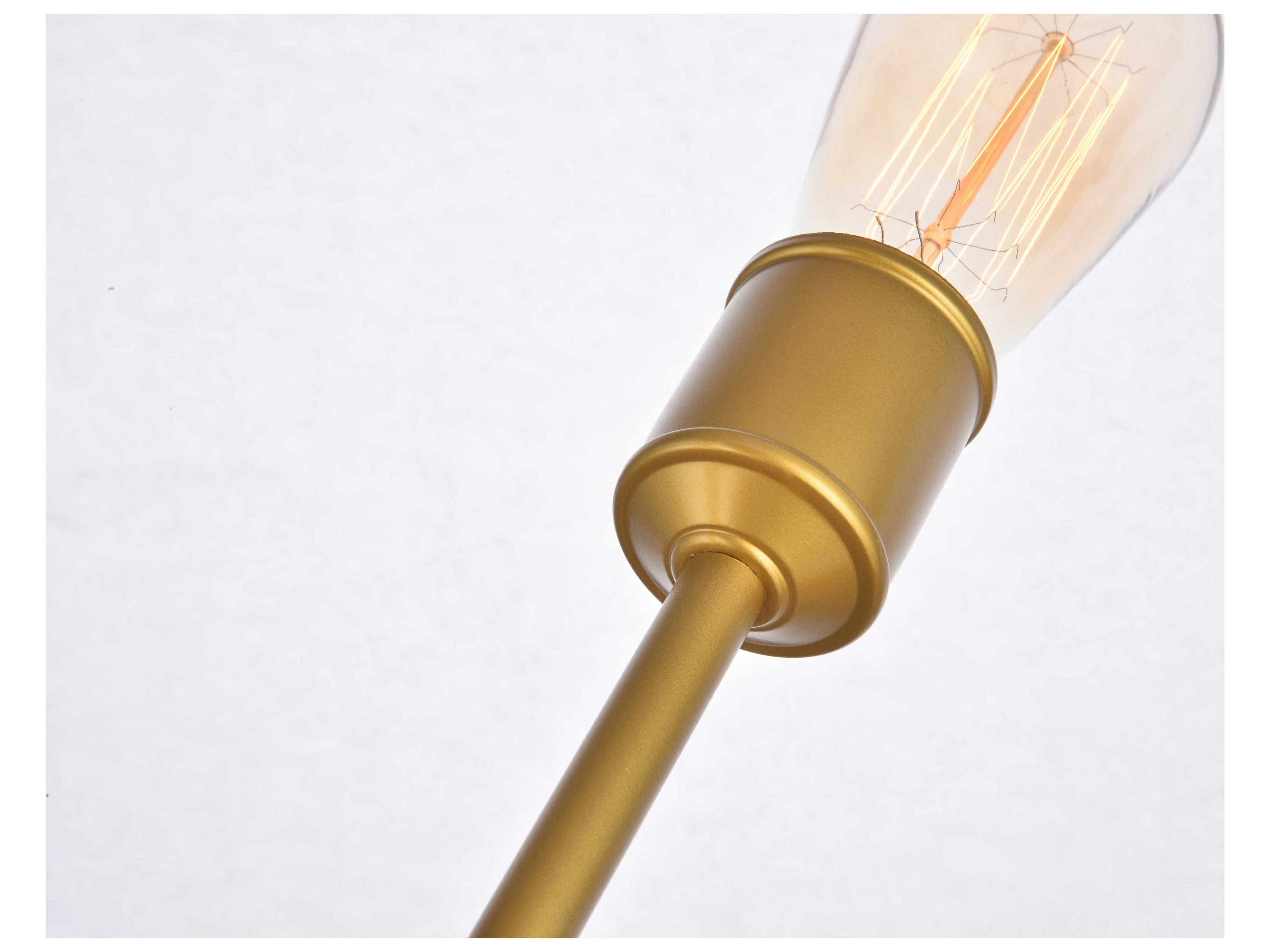 Elegant Lighting Axel 6-Light Brass Sputnik Pendant