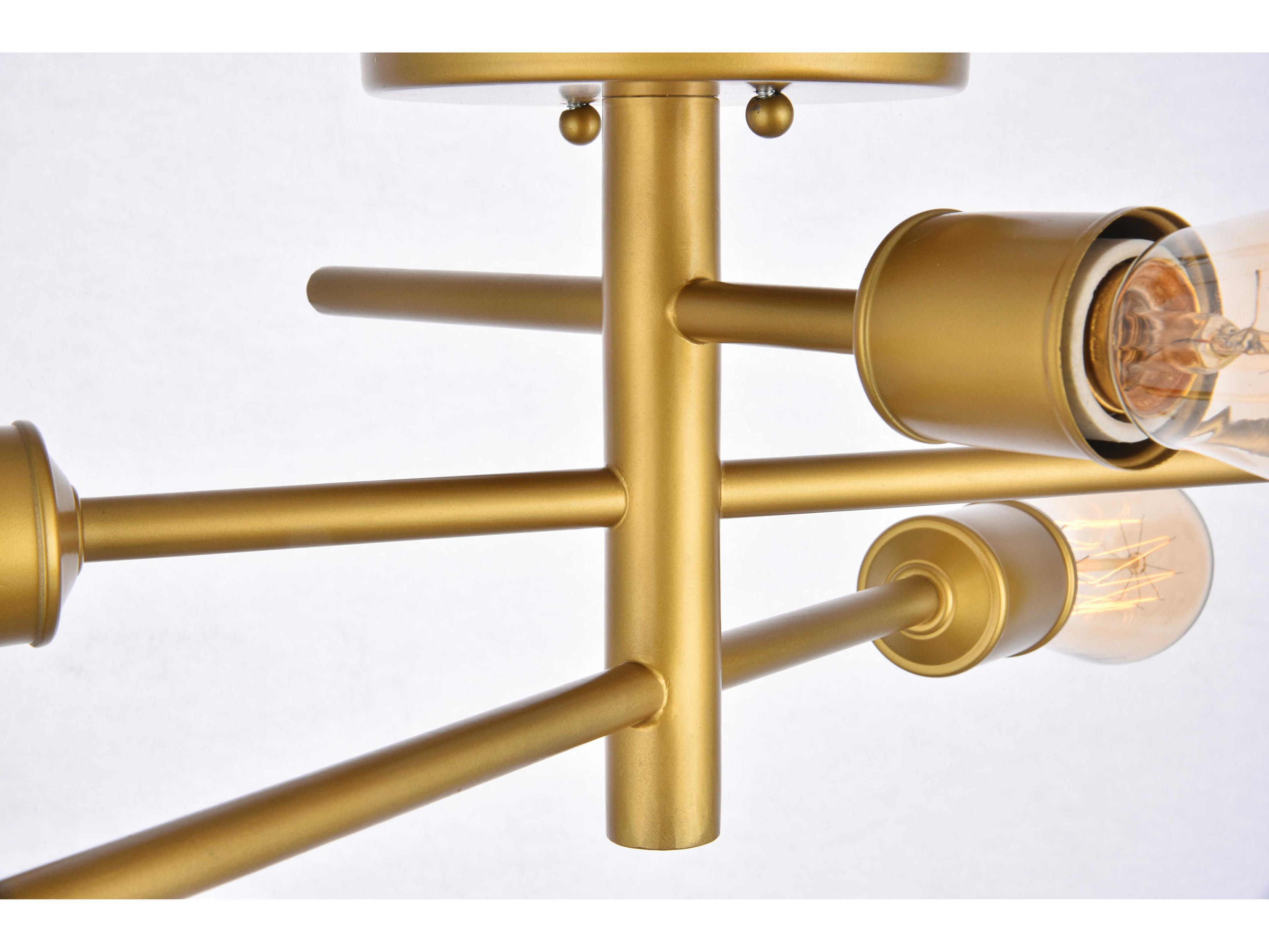 Elegant Lighting Axel 5-Light Brass Wall Sconce