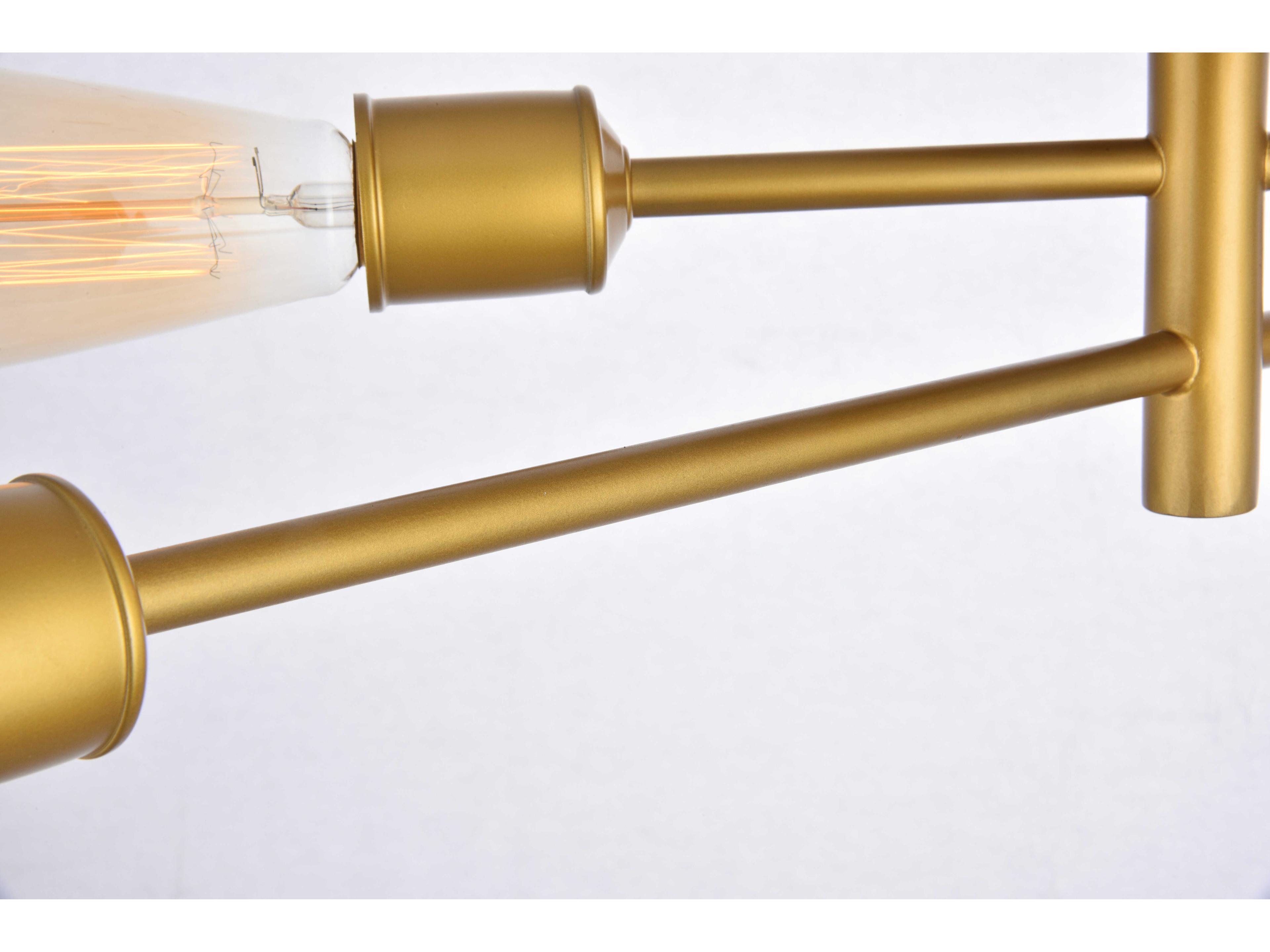 Elegant Lighting Axel 5-Light Brass Wall Sconce