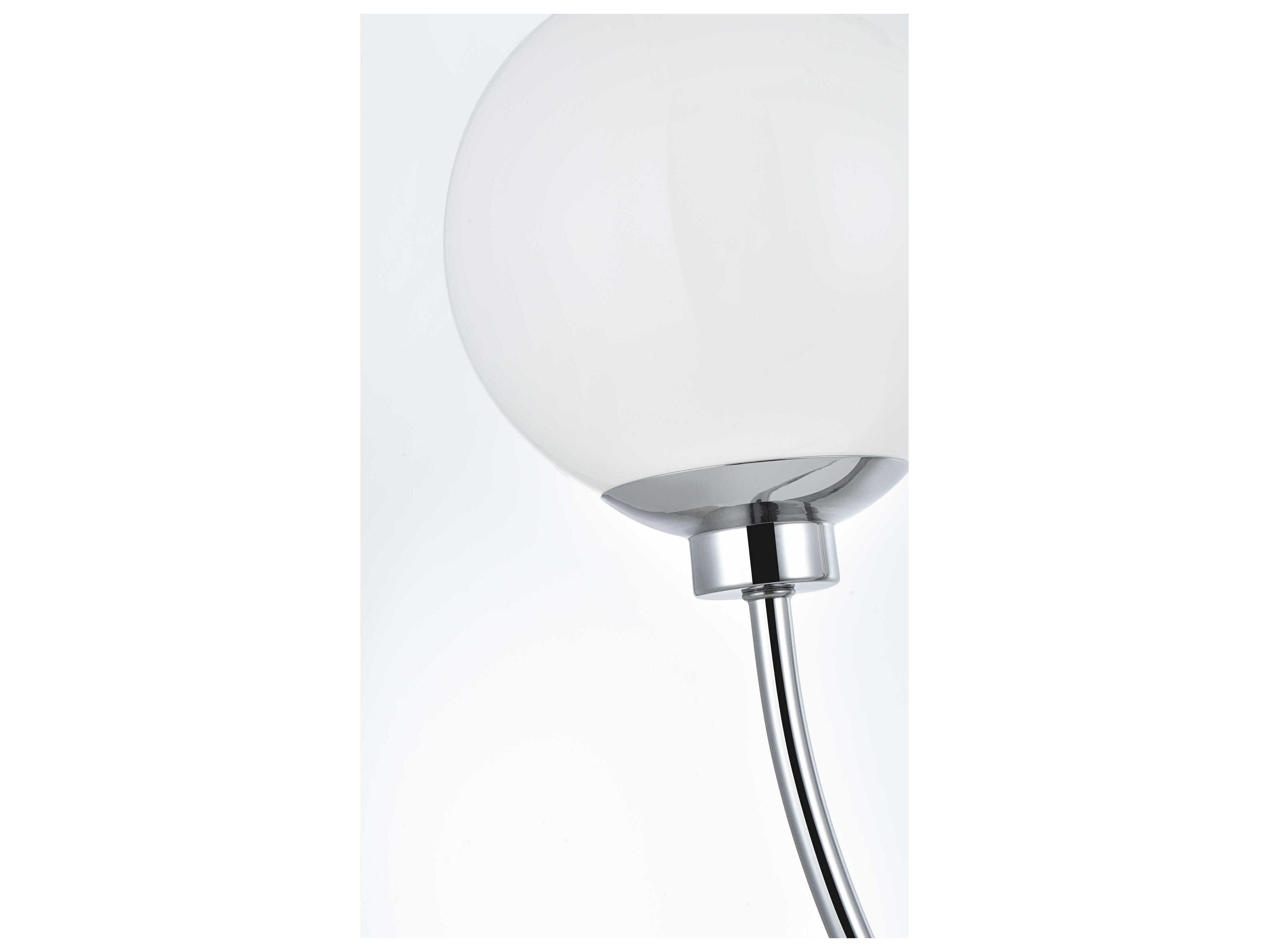 Elegant Lighting Nyomi 4-Light Chrome Globe Chandelier