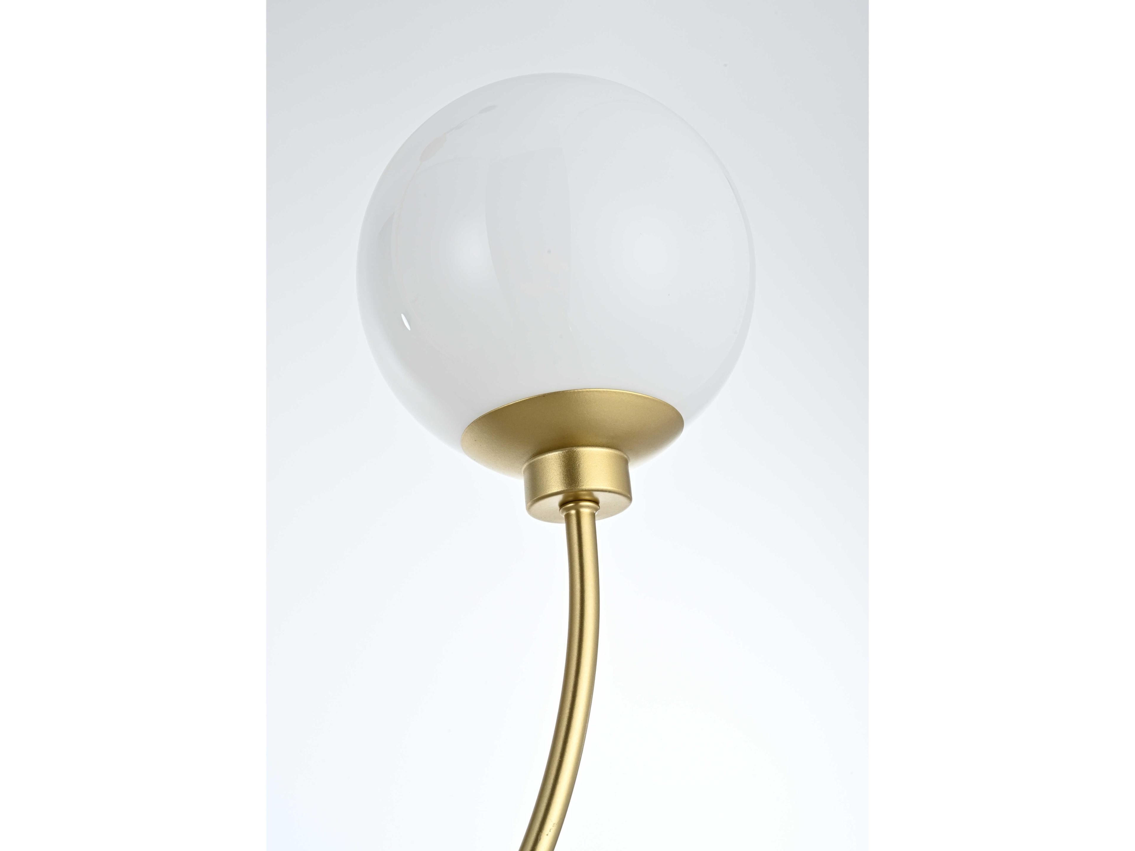 Elegant Lighting Nyomi 2-Light Brass Globe Island Pendant