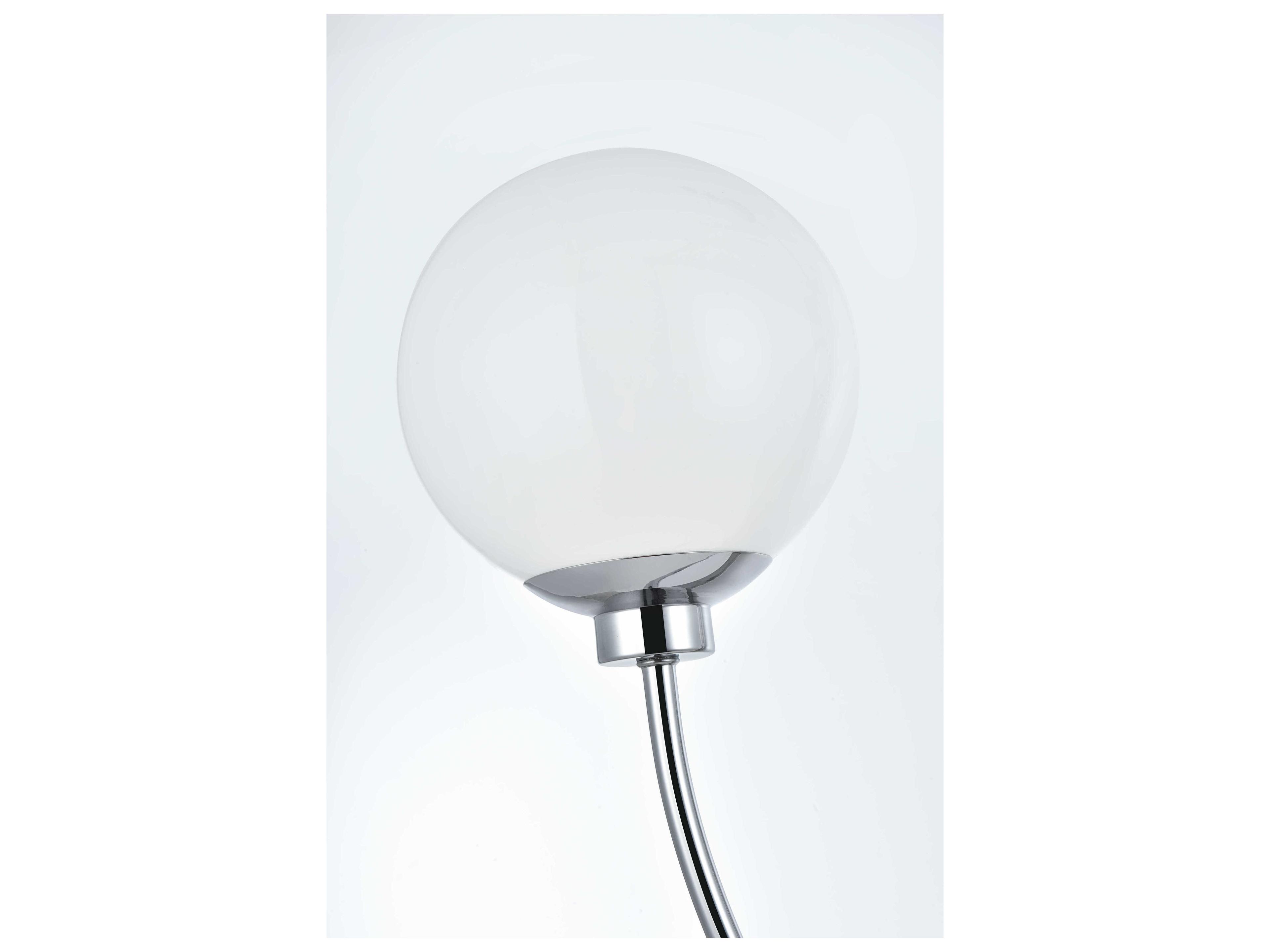 Elegant Lighting Nyomi 2-Light Chrome Globe Island Pendant