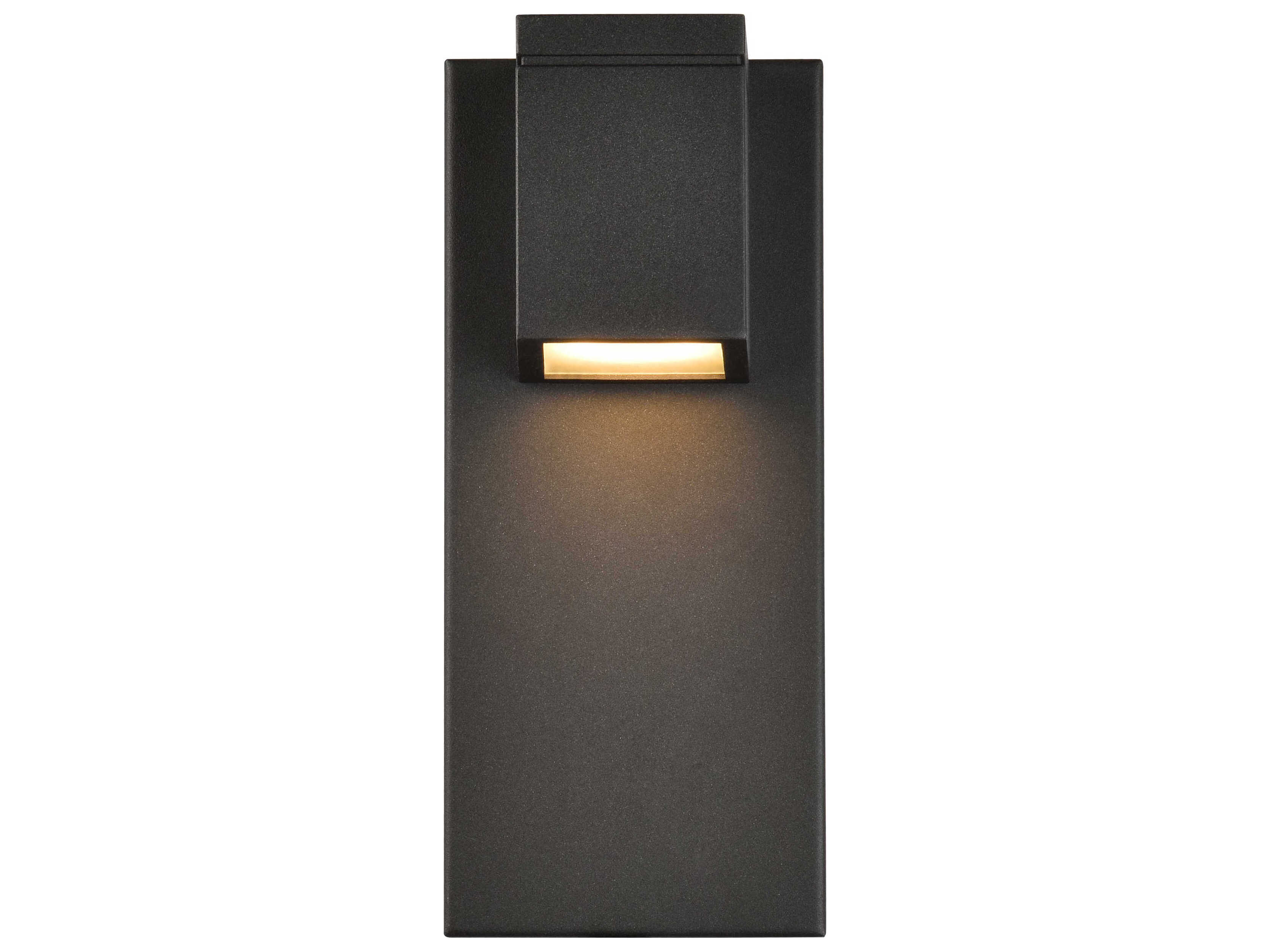 Elegant Lighting Raine Glass LED Outdoor Wall Light