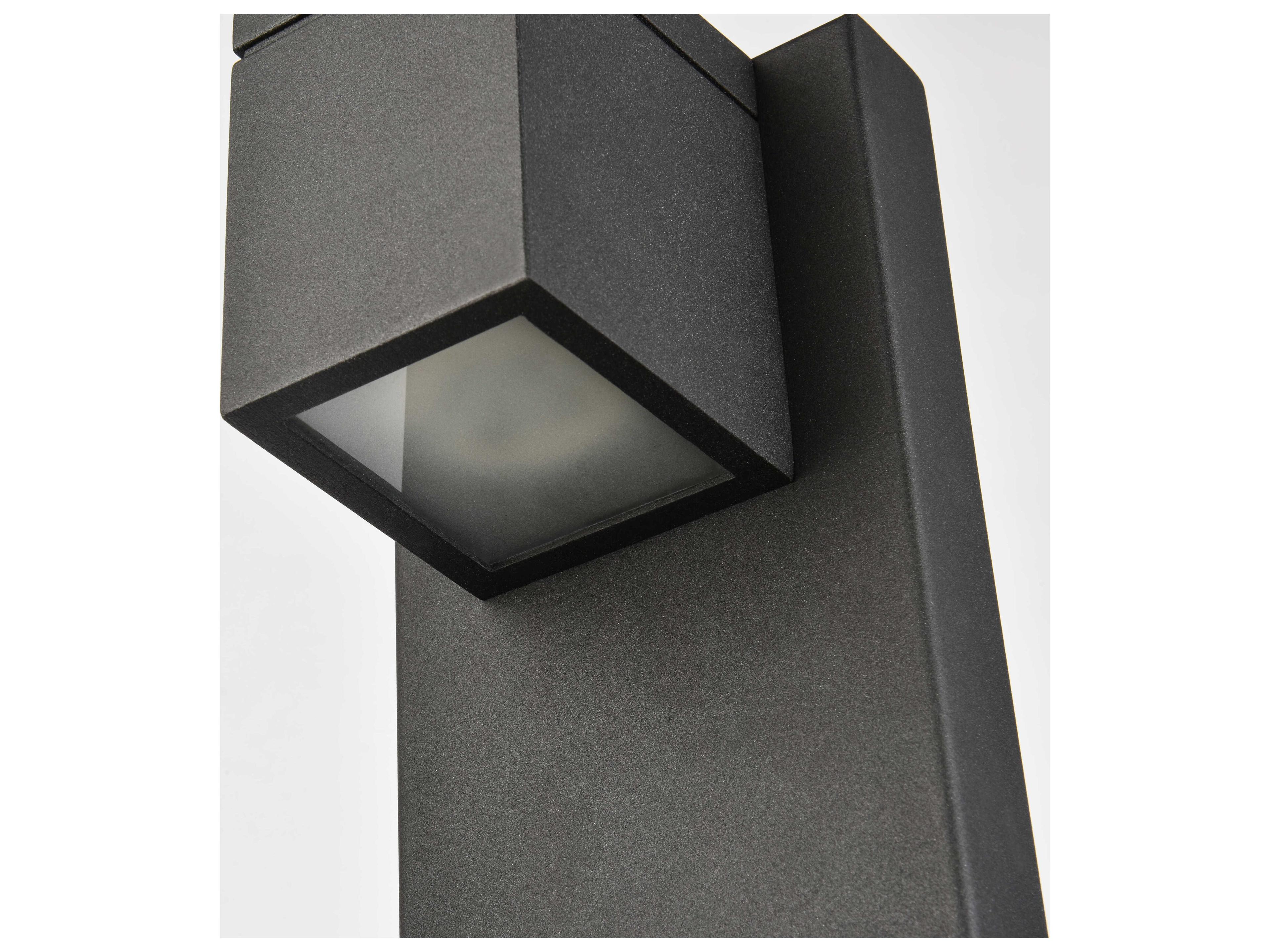 Elegant Lighting Raine Glass LED Outdoor Wall Light