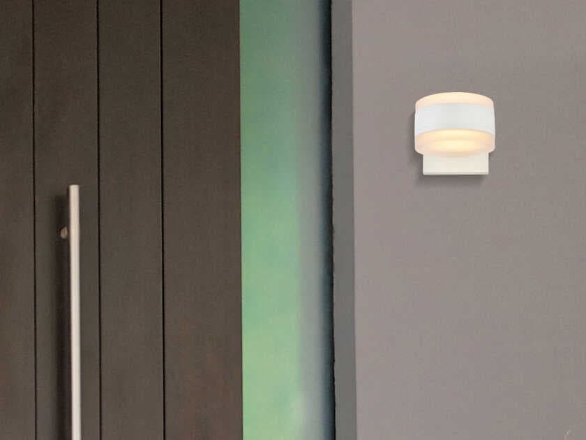 Elegant Lighting Raine Glass LED Outdoor Wall Light