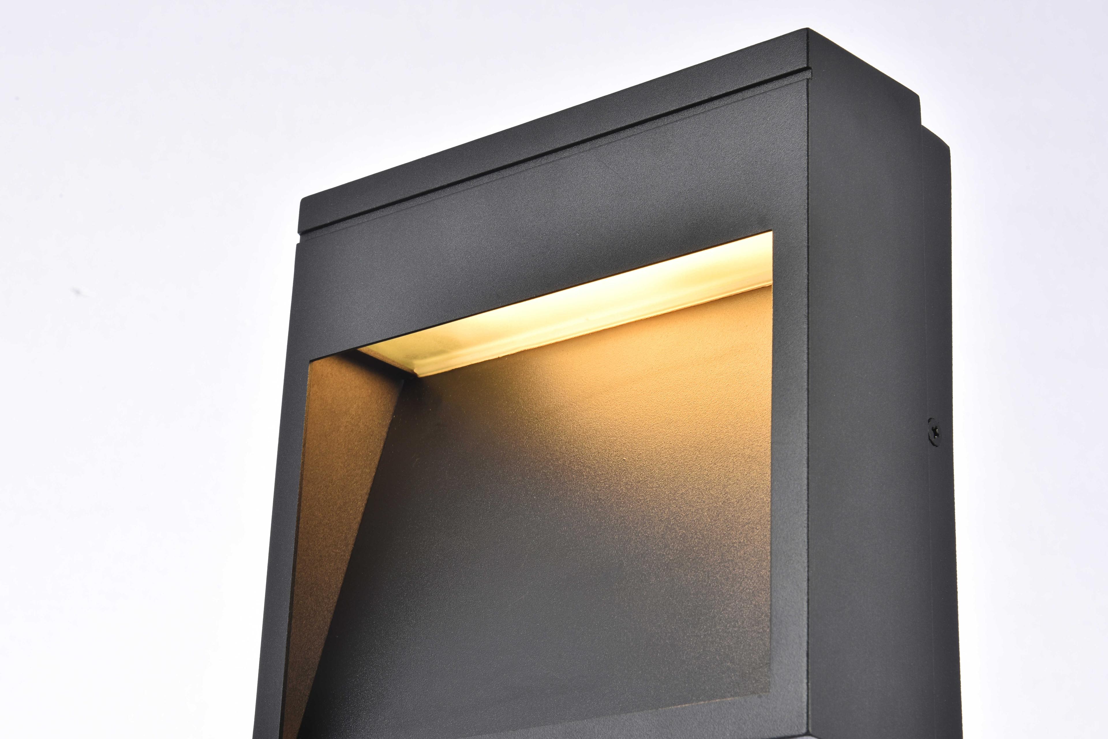 Elegant Lighting Raine Glass LED Outdoor Wall Light