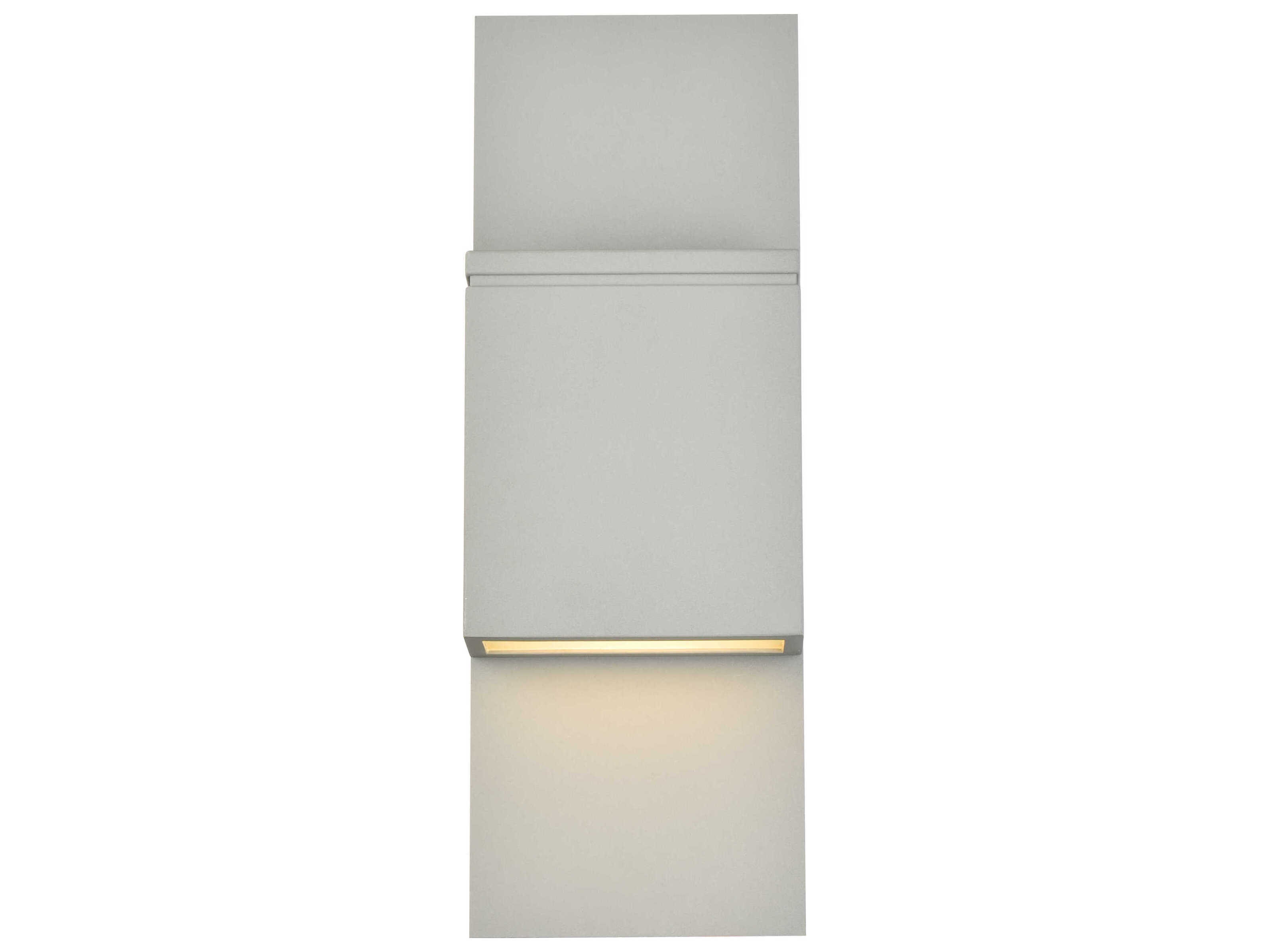 Elegant Lighting Raine Glass LED Outdoor Wall Light