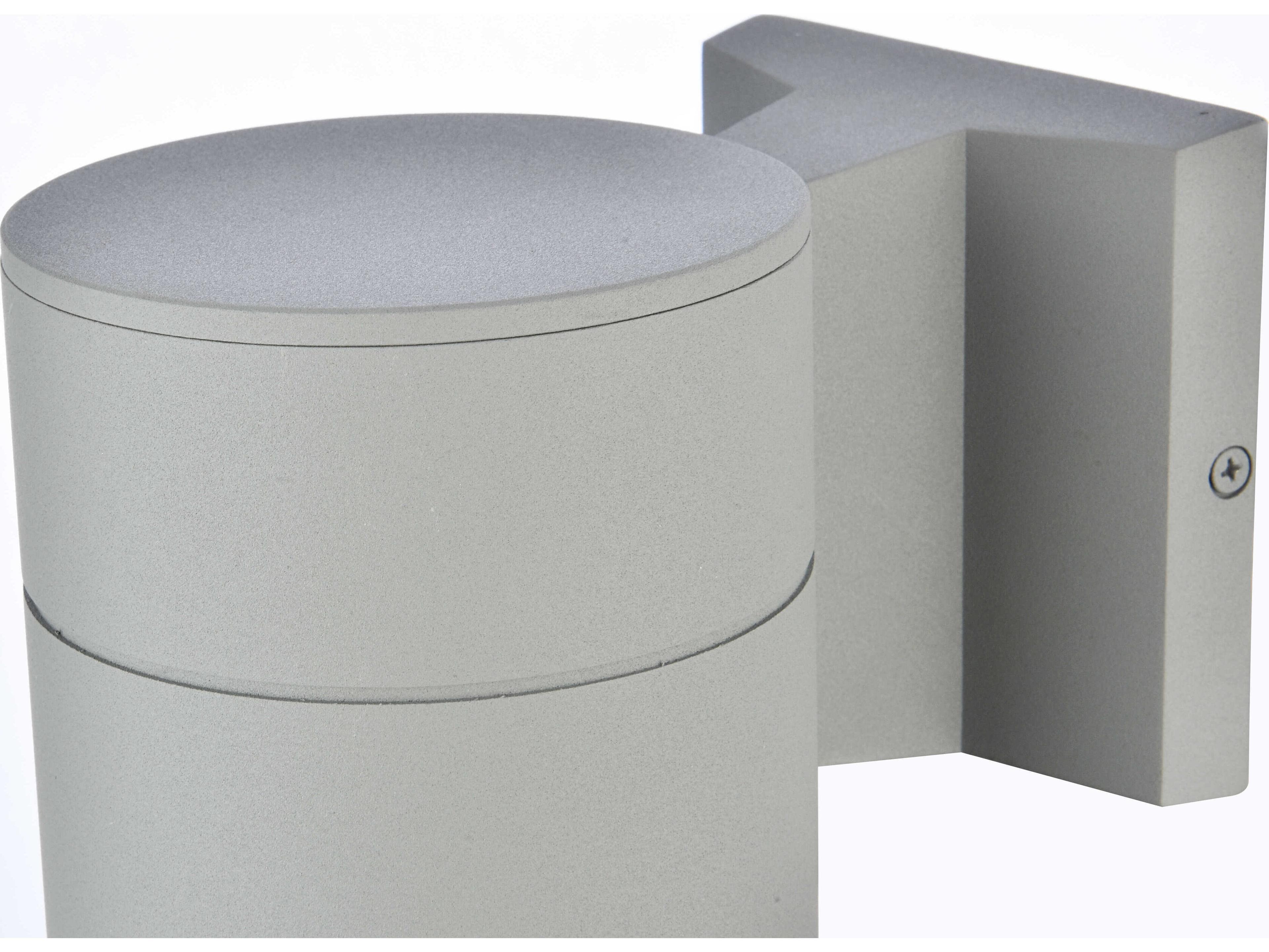 Elegant Lighting Raine Glass LED Outdoor Wall Light