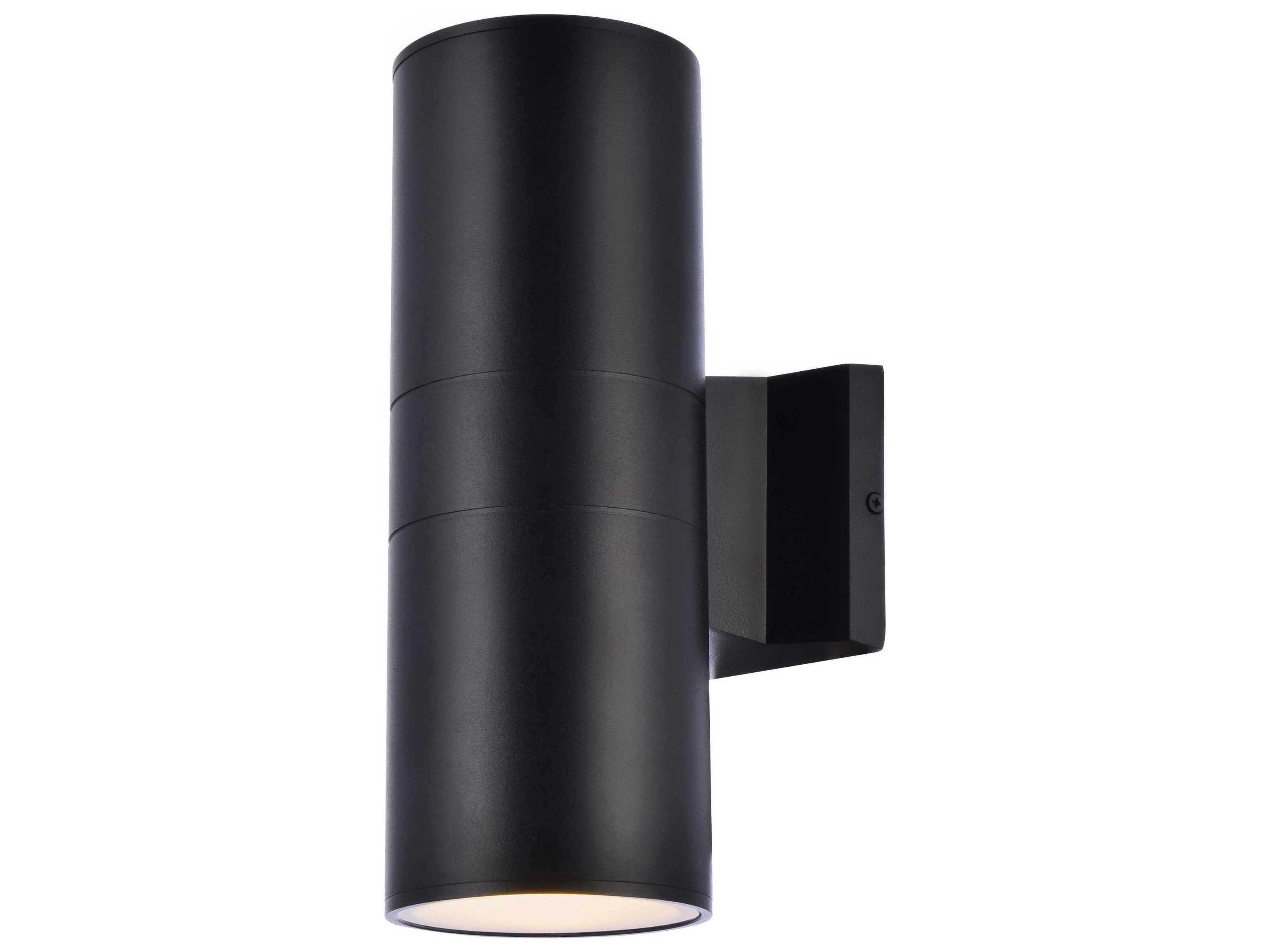 Elegant Lighting Raine Glass LED Outdoor Wall Light