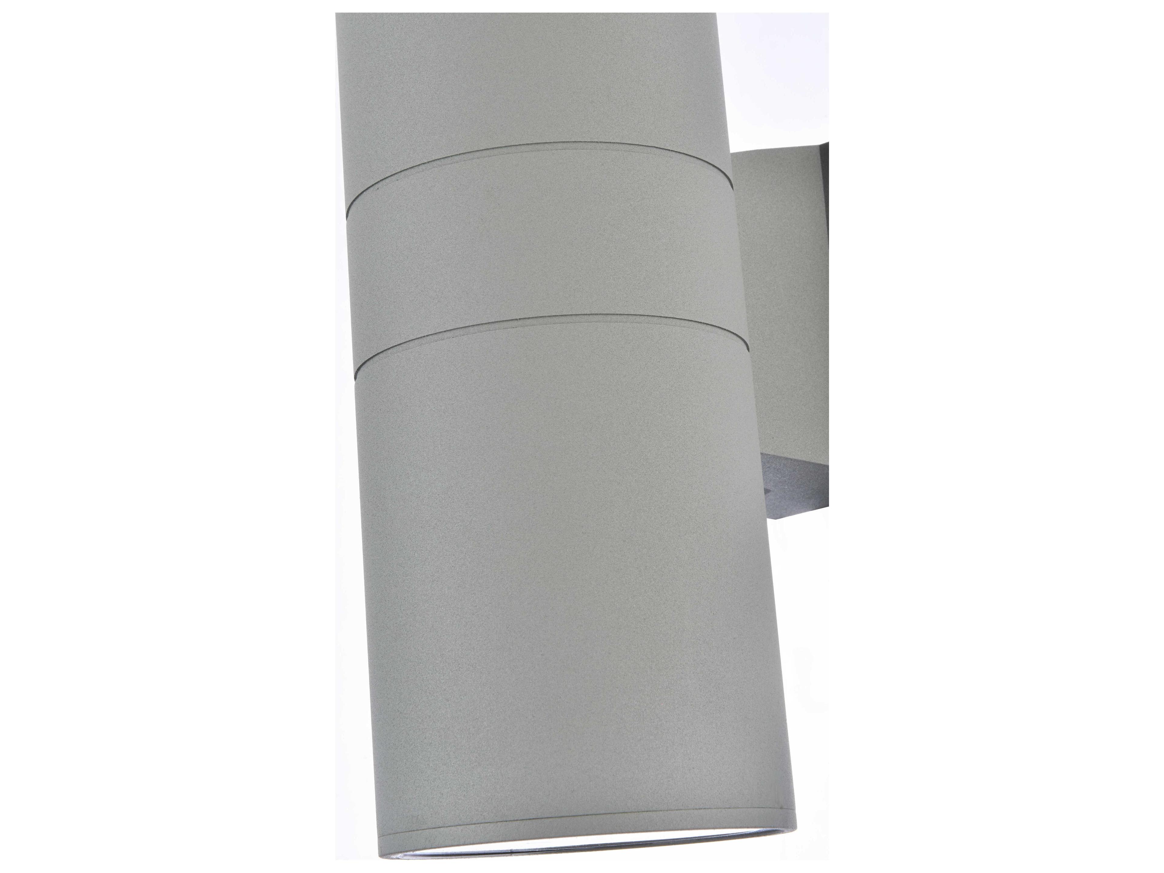 Elegant Lighting Raine Glass LED Outdoor Wall Light