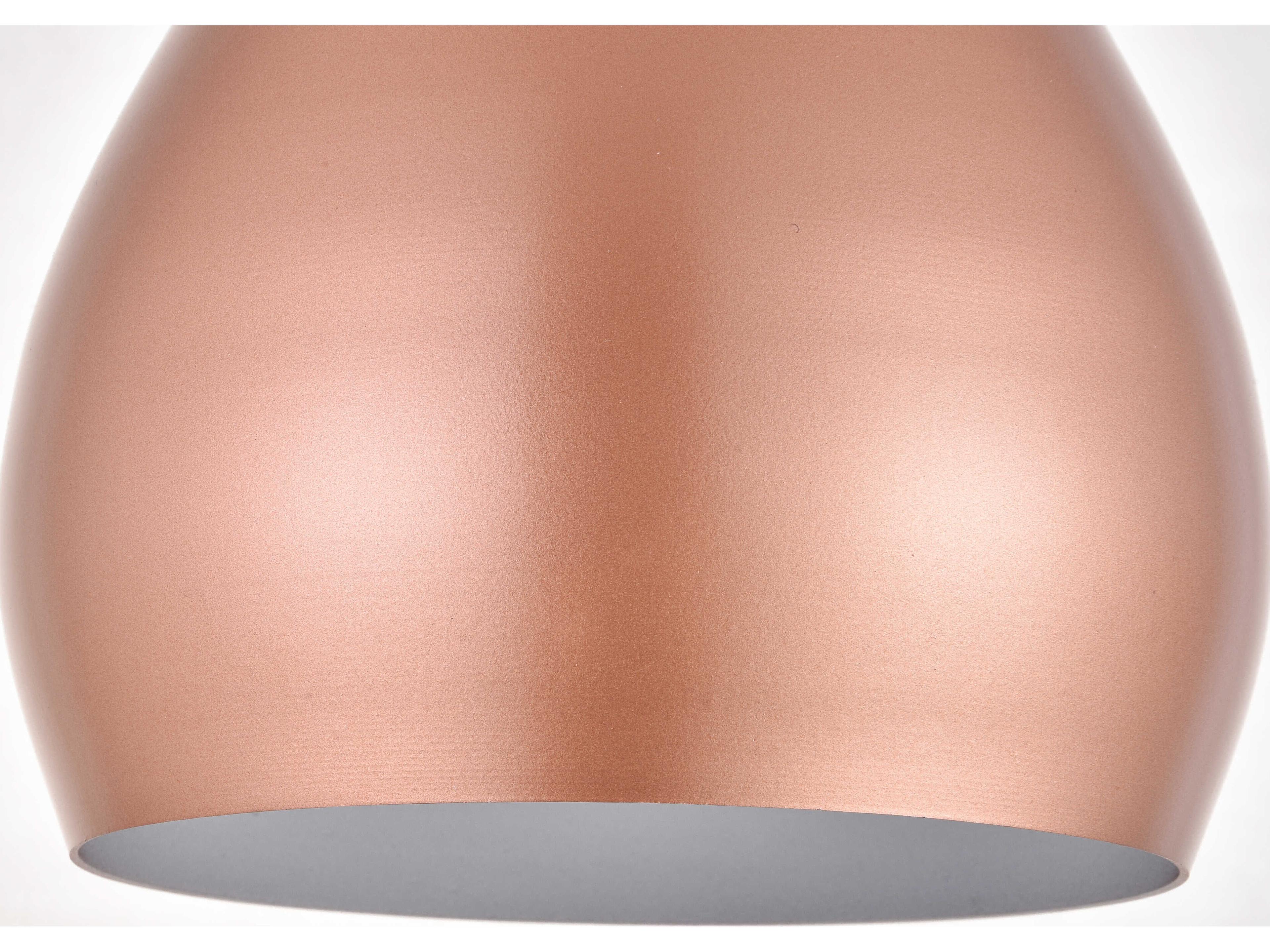 Elegant Lighting Nora 1-Light Honey Gold Bell Mini Pendant