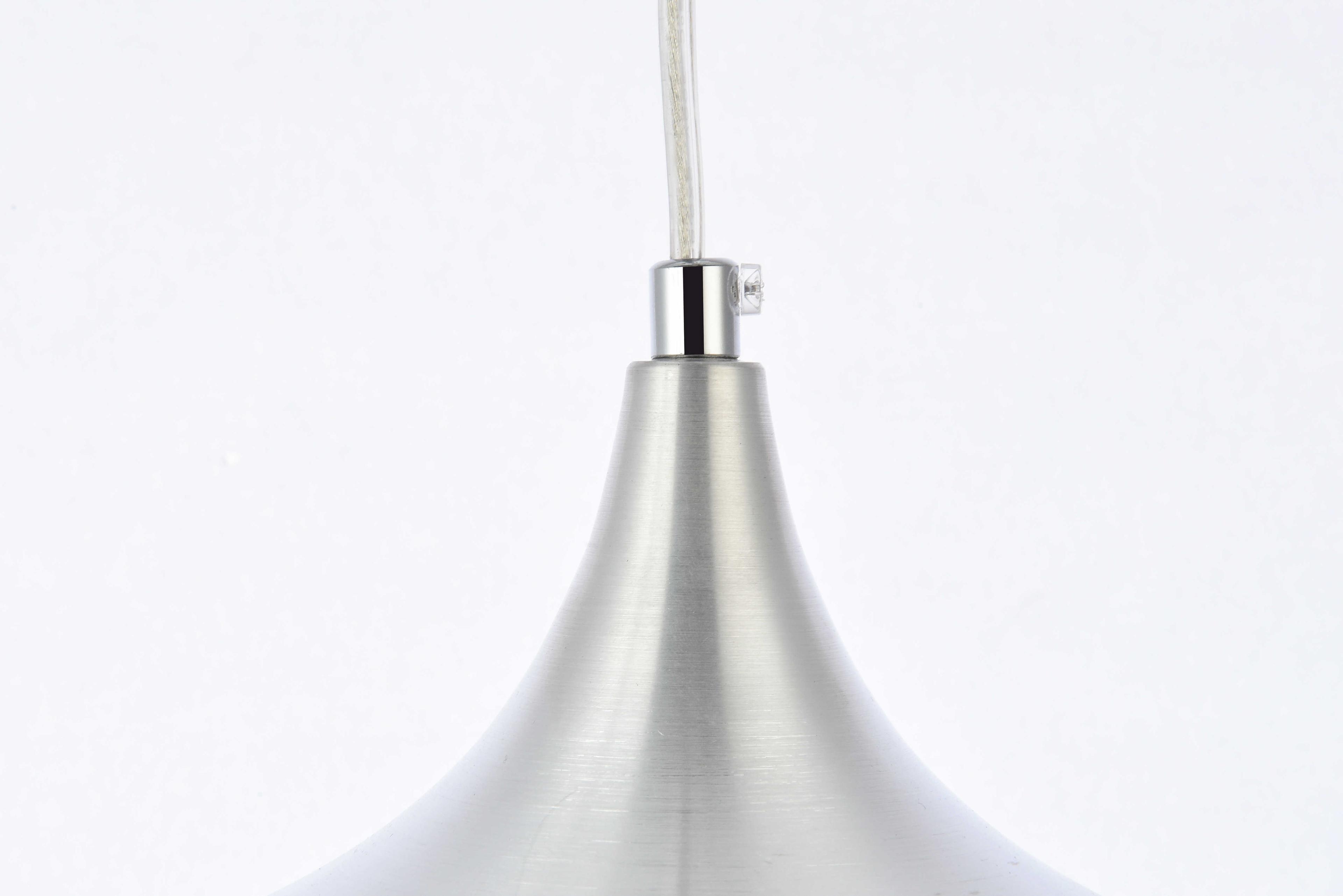 Elegant Lighting Nora 1-Light Burnished Nickel Bowl Pendant