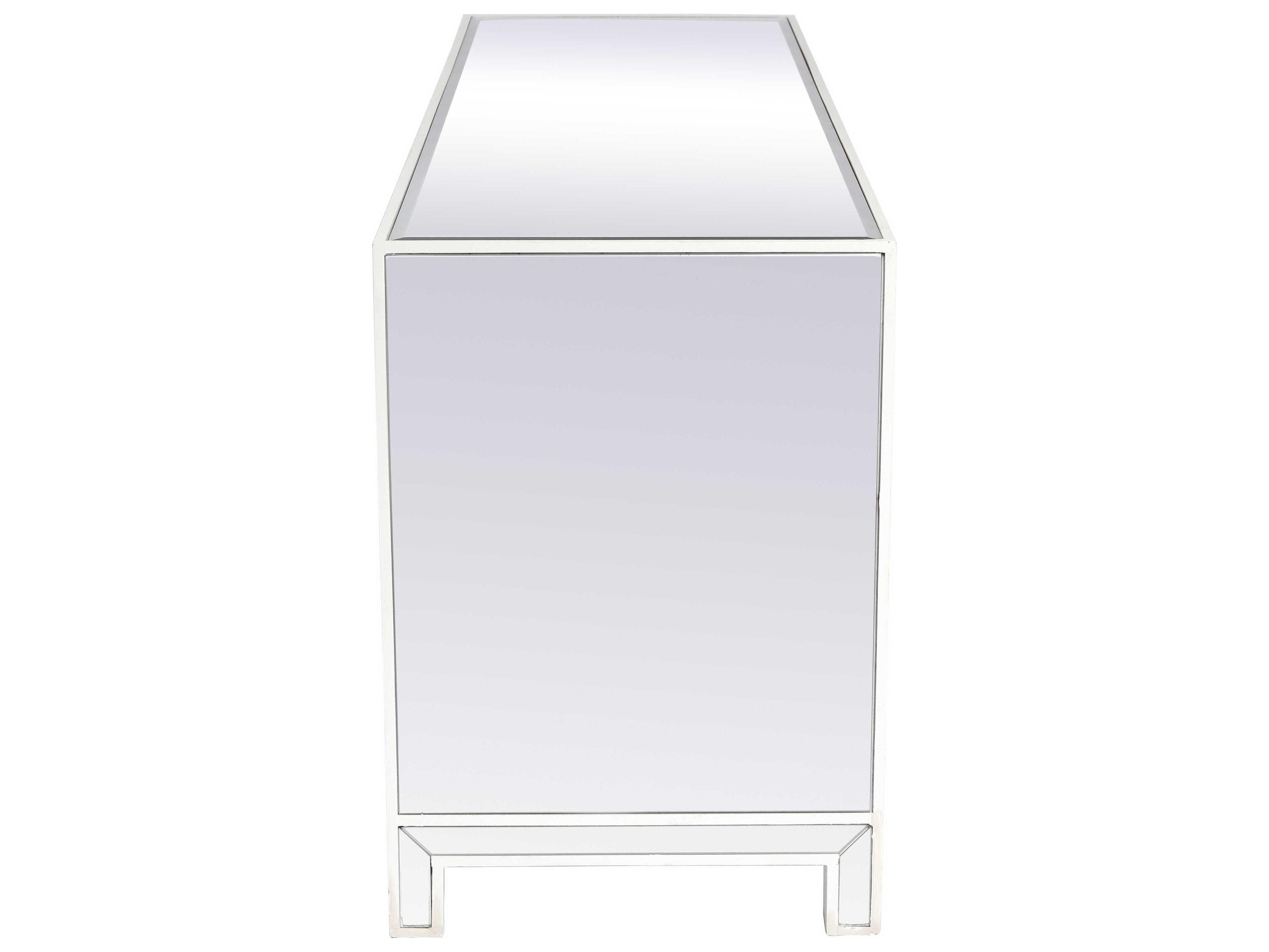 Elegant Lighting Reflexion 60" White Media Console