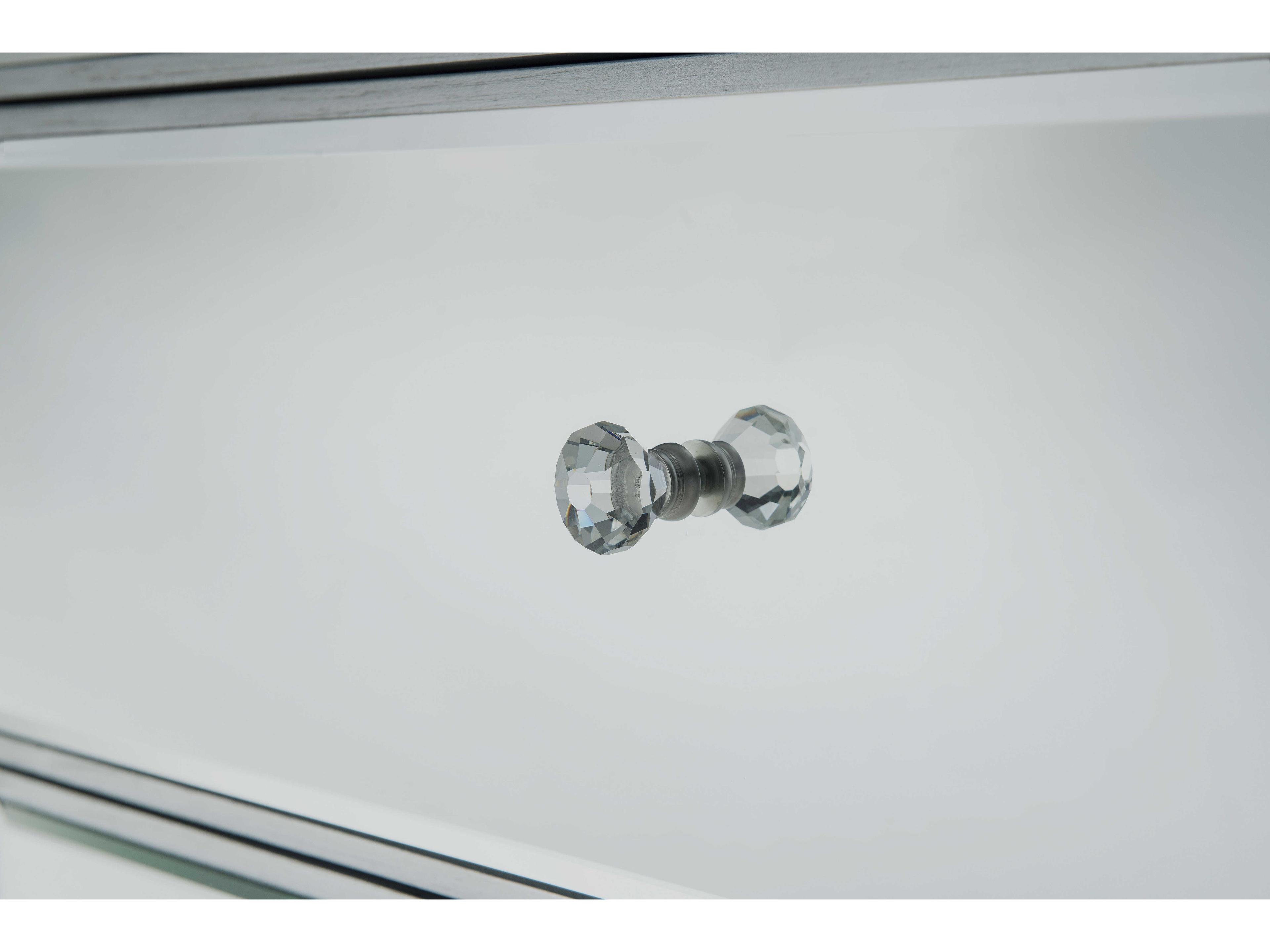 Elegant Lighting Reflexion 6-Drawers Rubberwood Double Dresser