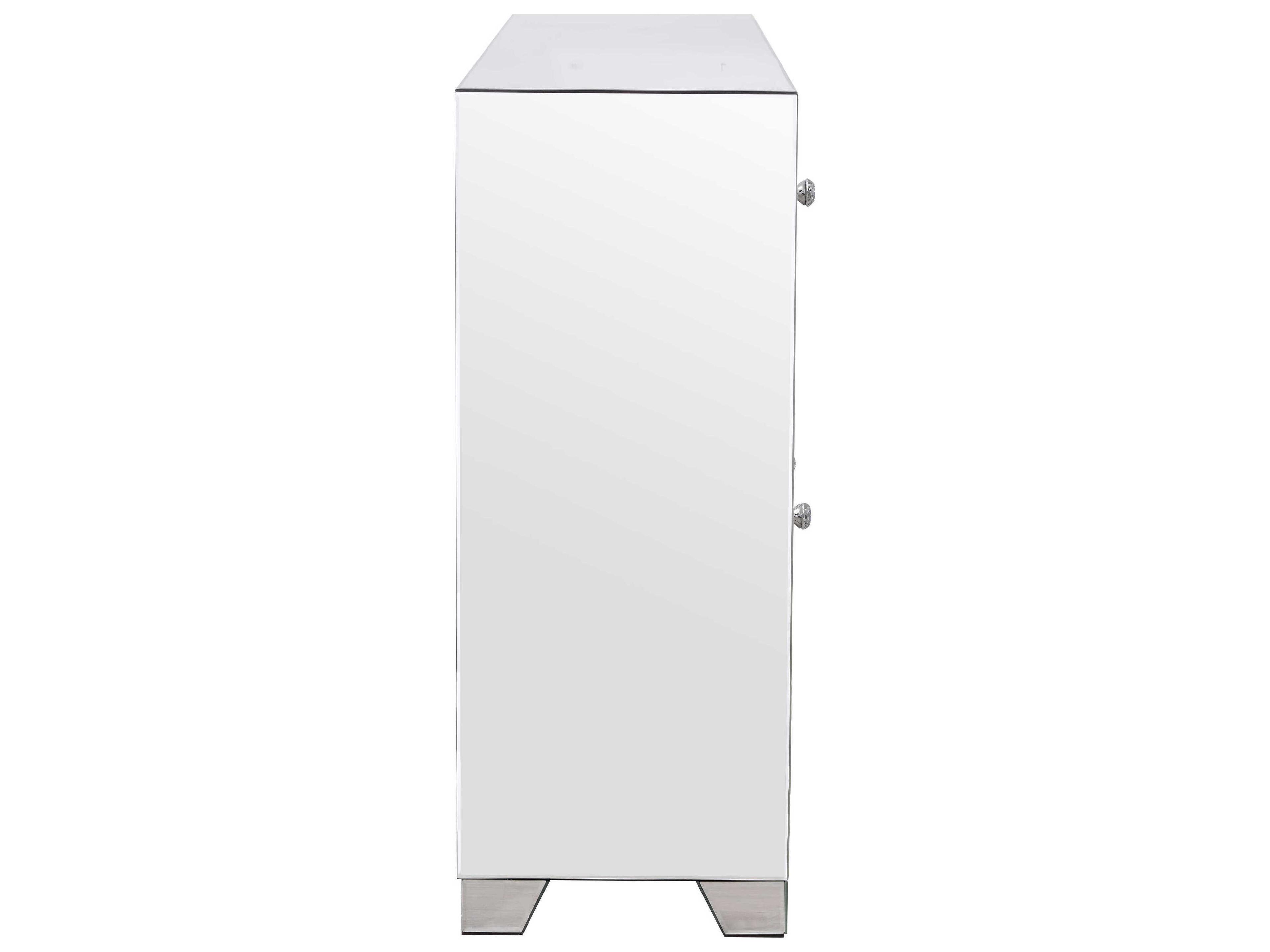 Elegant Lighting Modern 60" Clear Credenza Sideboard