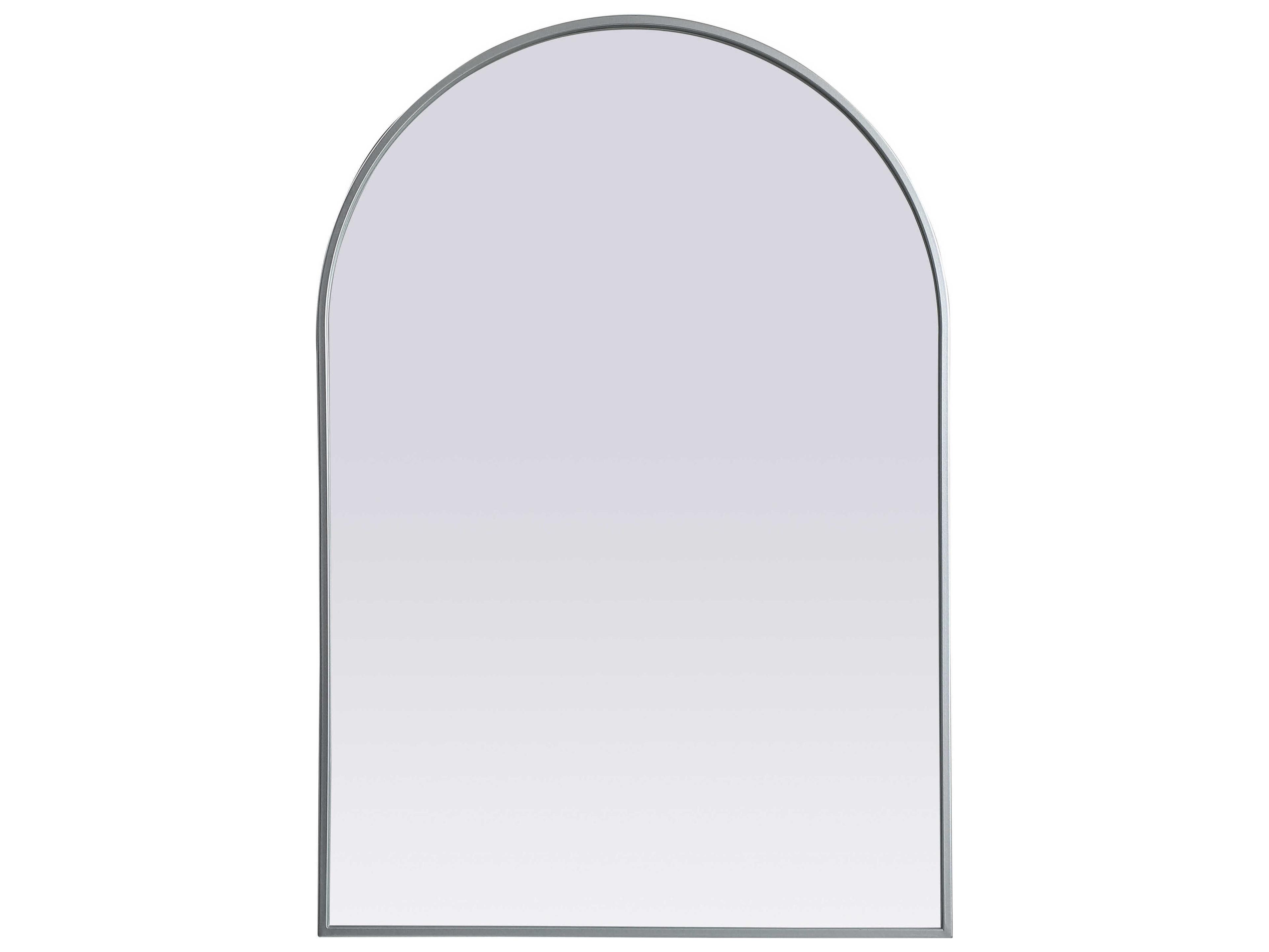 Elegant Lighting Ayra Silver Arch Wall Mirror