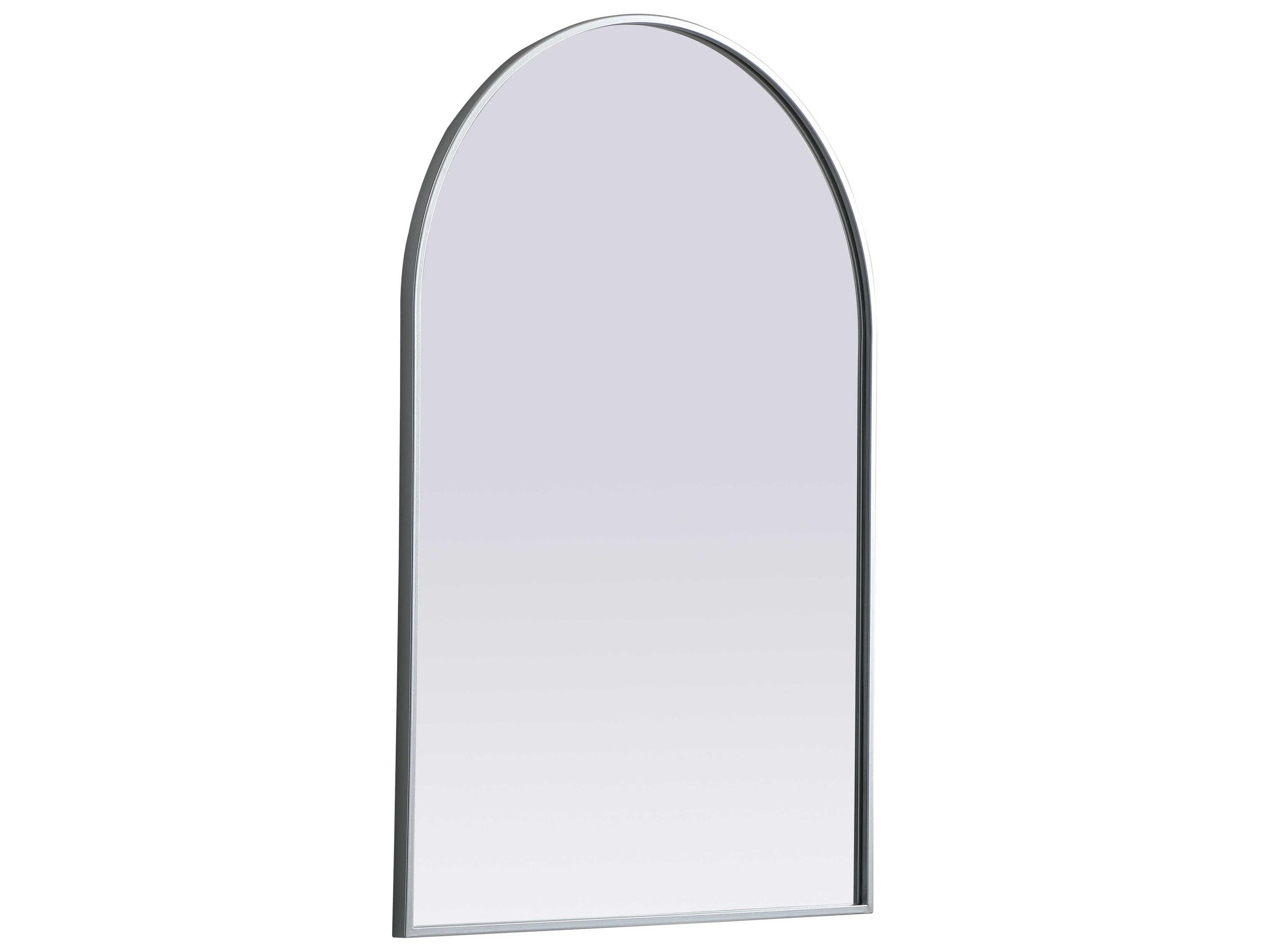 Elegant Lighting Ayra Silver Arch Wall Mirror