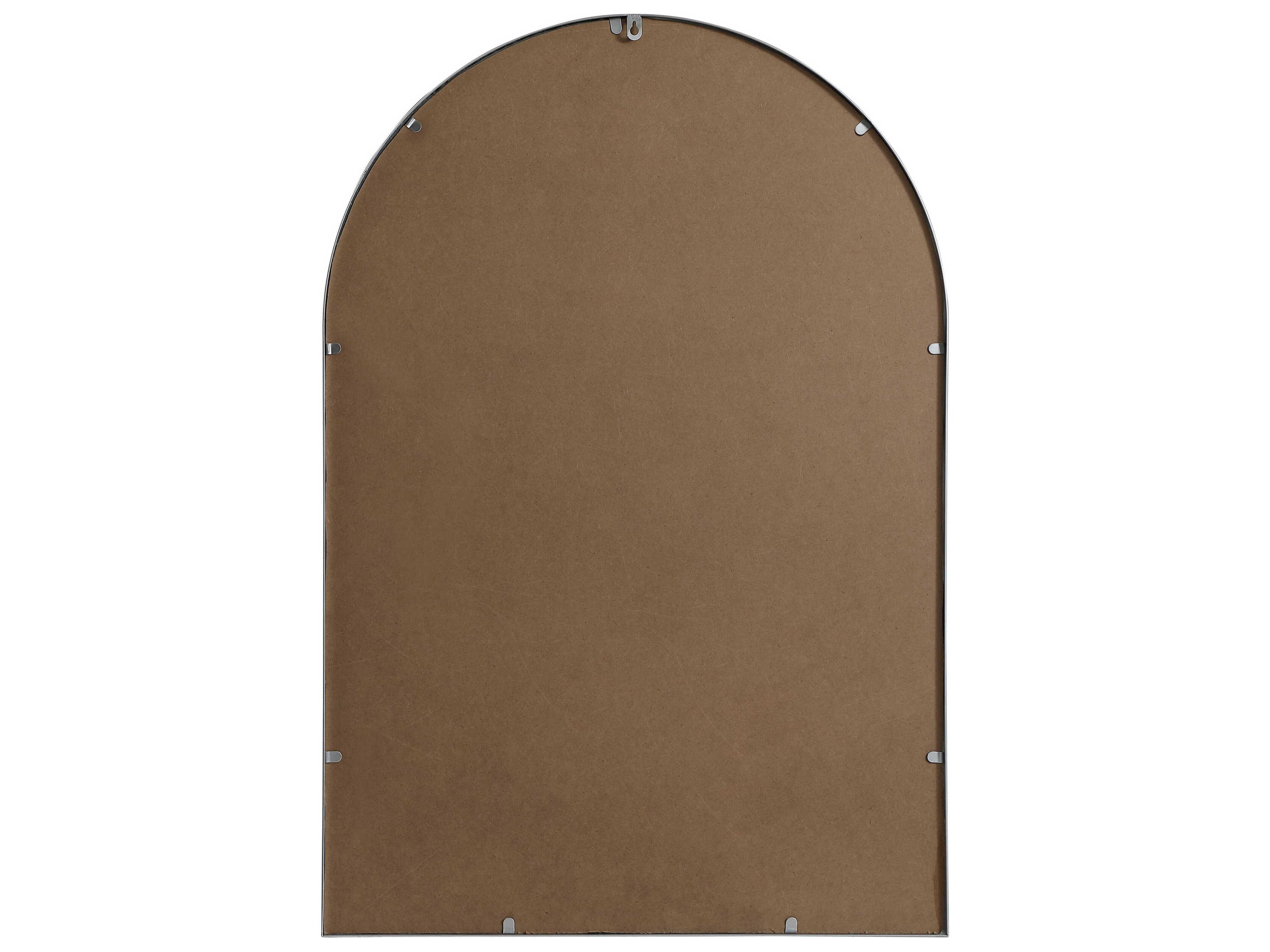 Elegant Lighting Ayra Silver Arch Wall Mirror