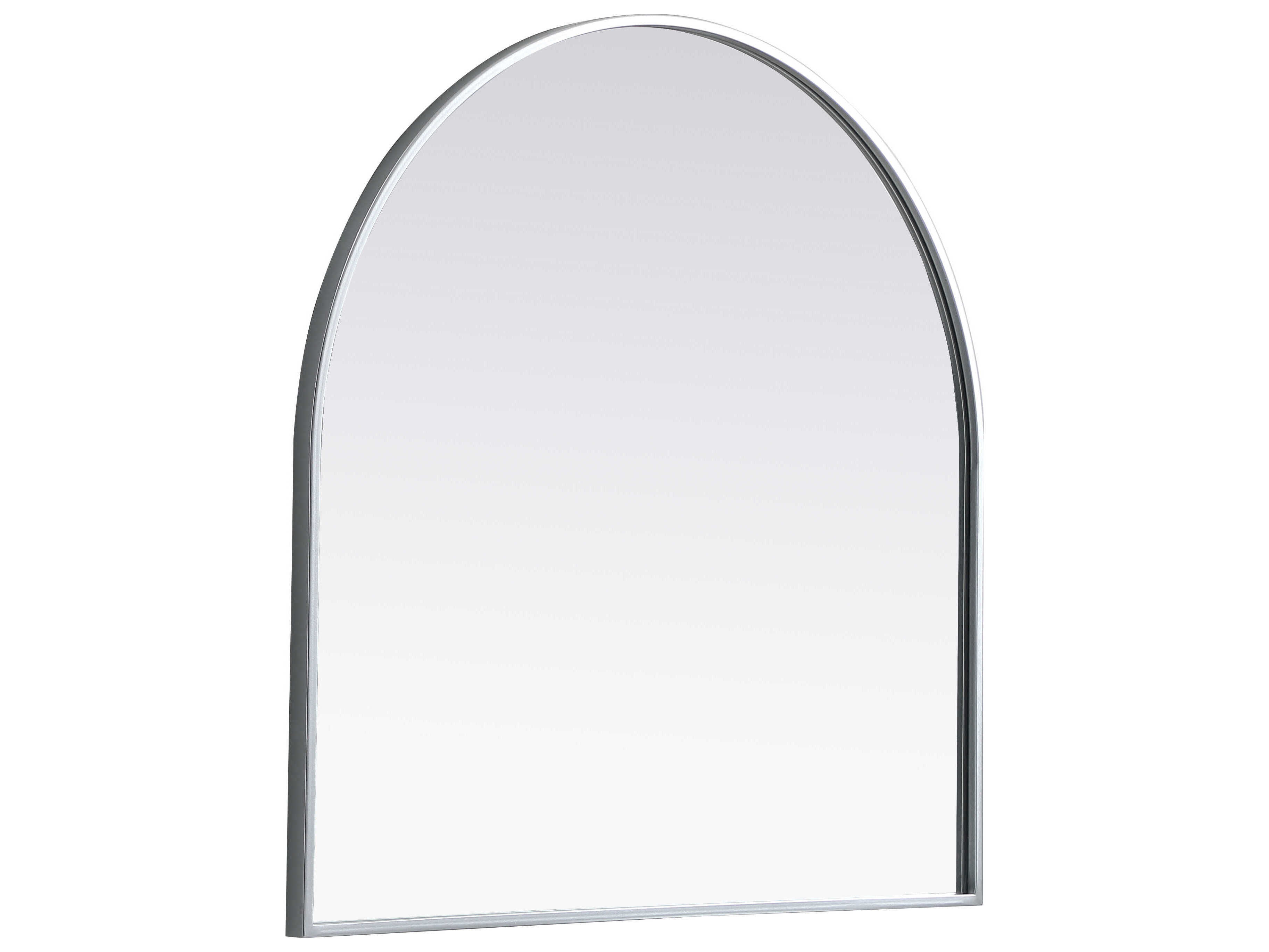 Elegant Lighting Ayra Silver Arch Wall Mirror