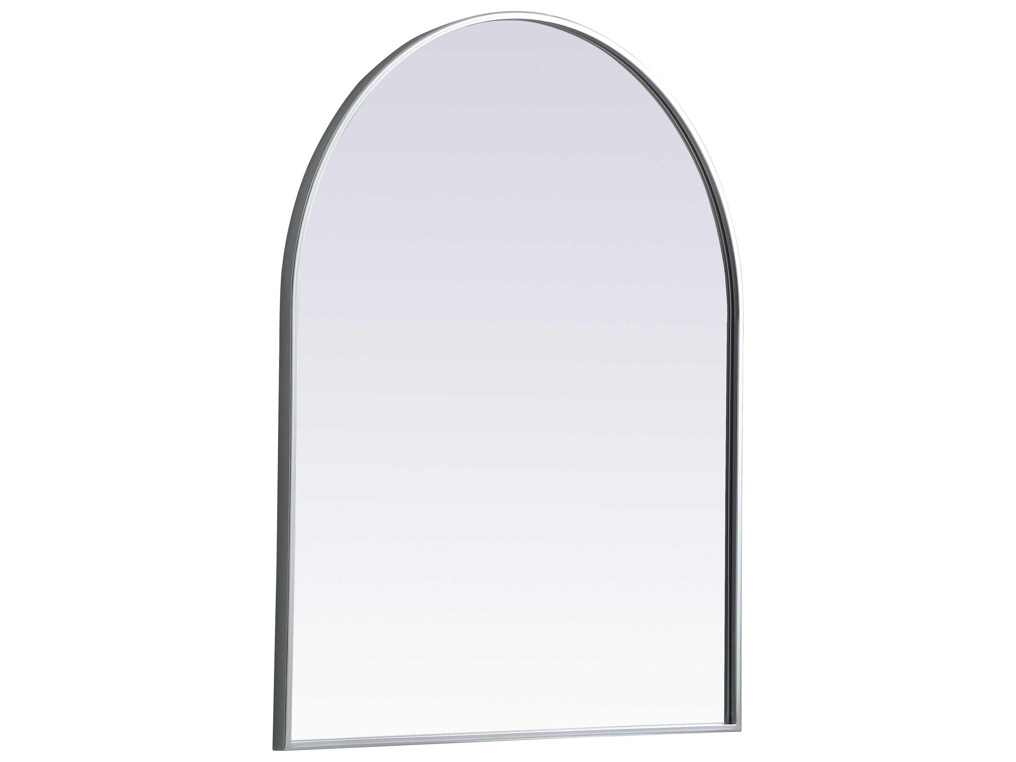 Elegant Lighting Ayra Silver Arch Wall Mirror