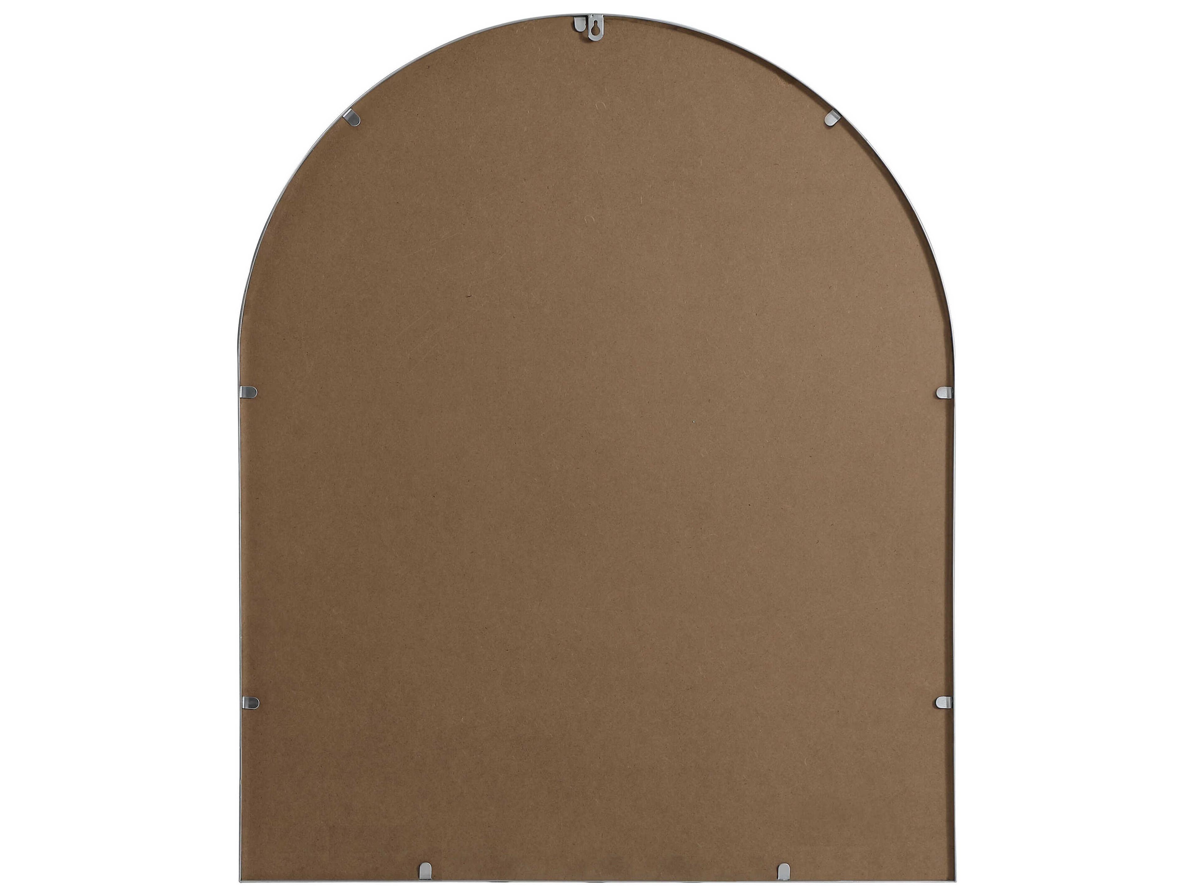 Elegant Lighting Ayra Silver Arch Wall Mirror