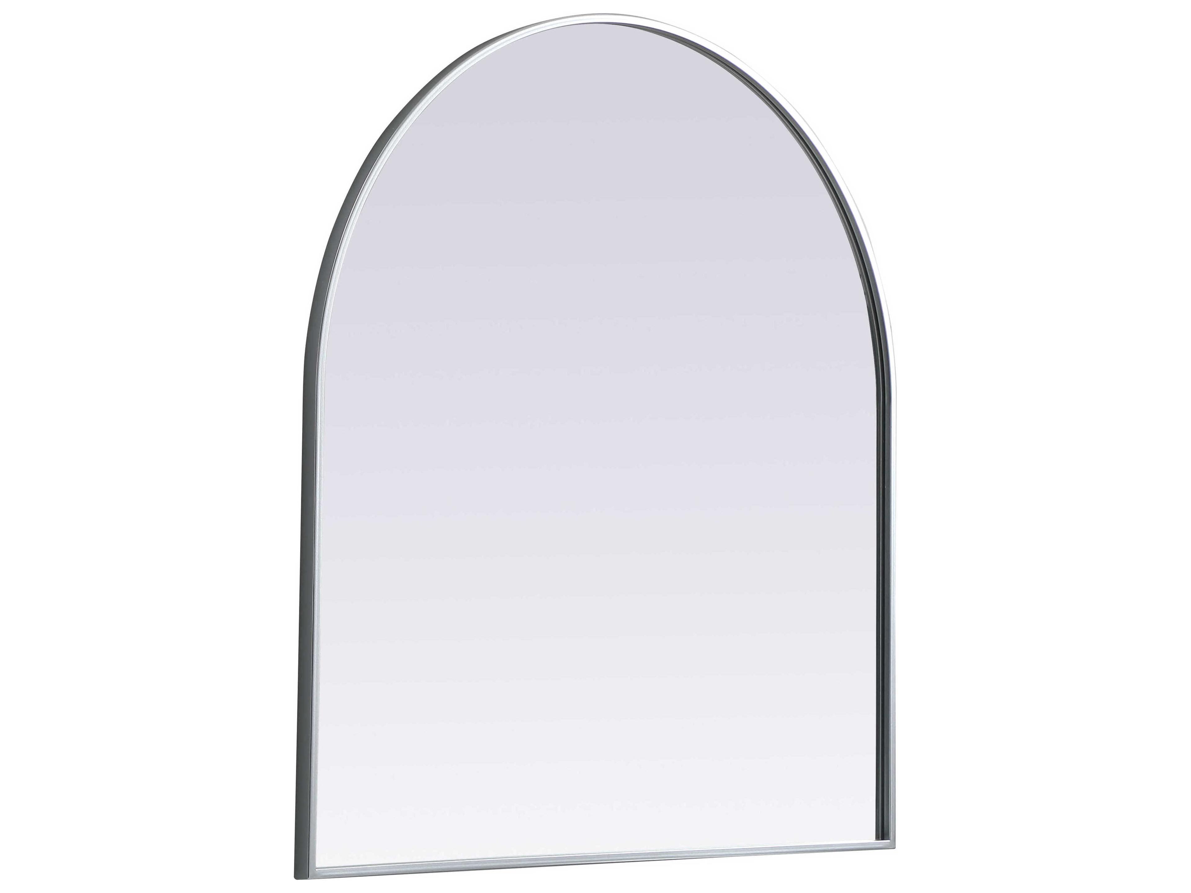 Elegant Lighting Ayra Silver Arch Wall Mirror