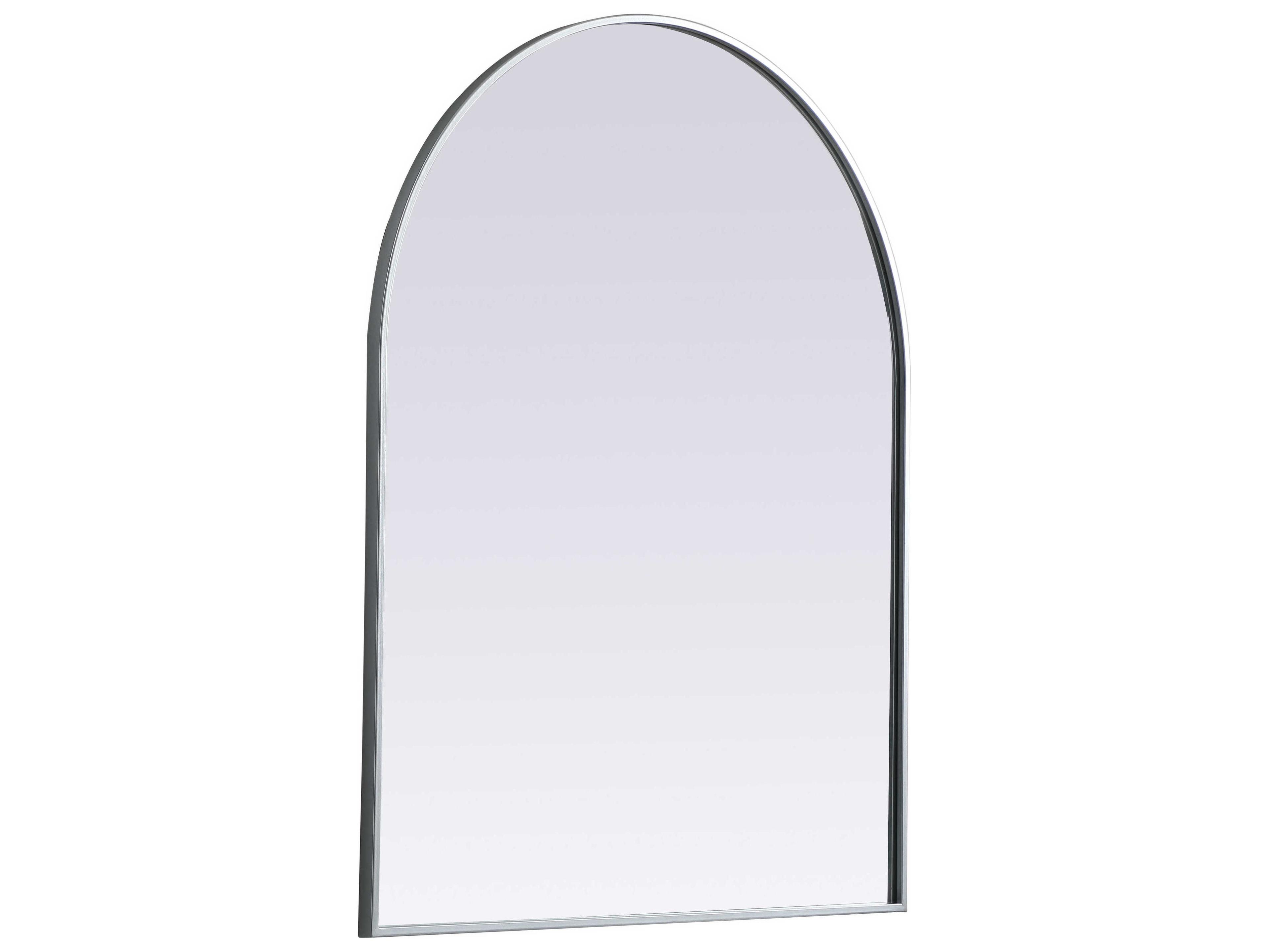 Elegant Lighting Ayra Silver Arch Wall Mirror