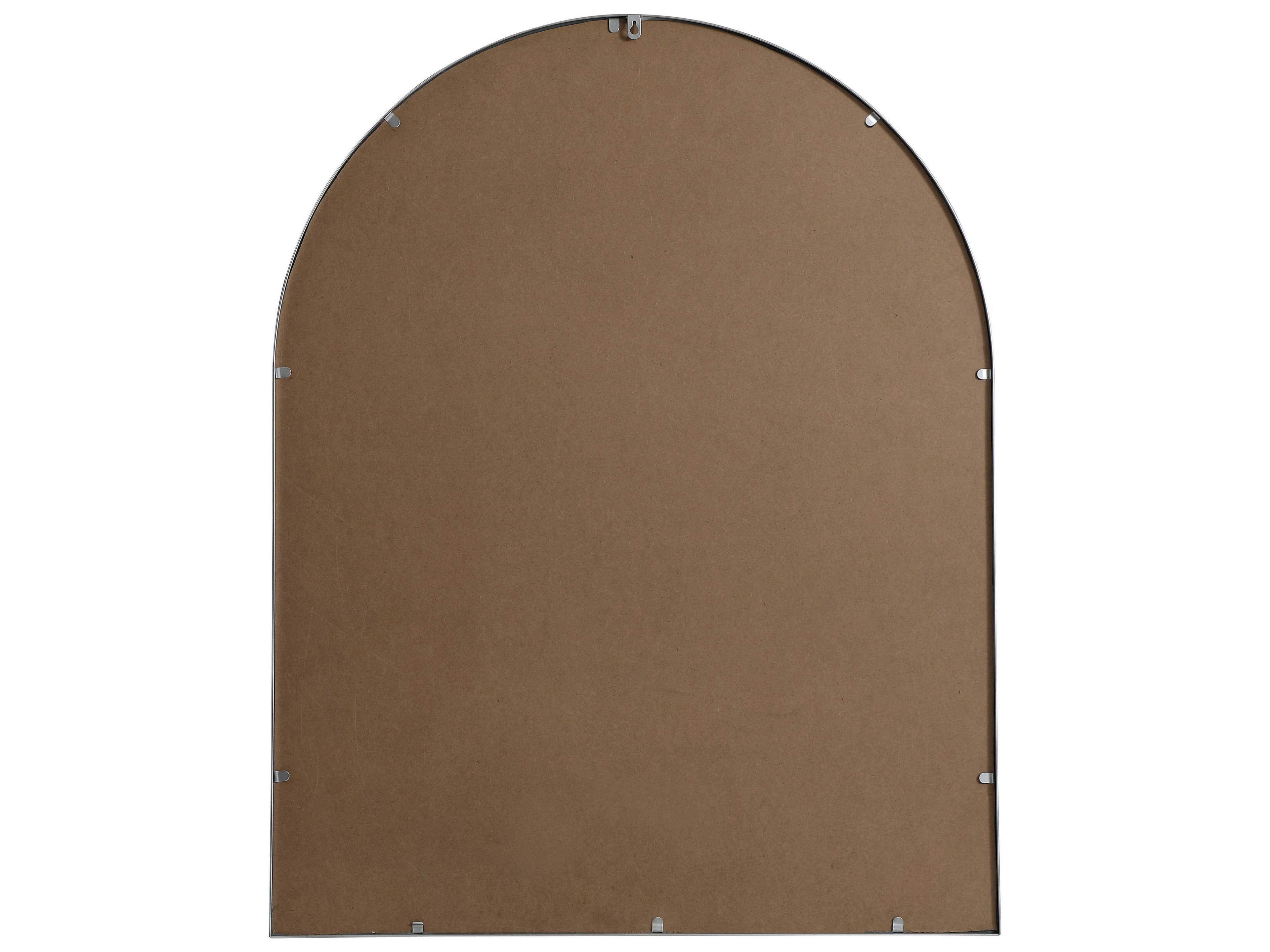 Elegant Lighting Ayra Silver Arch Wall Mirror