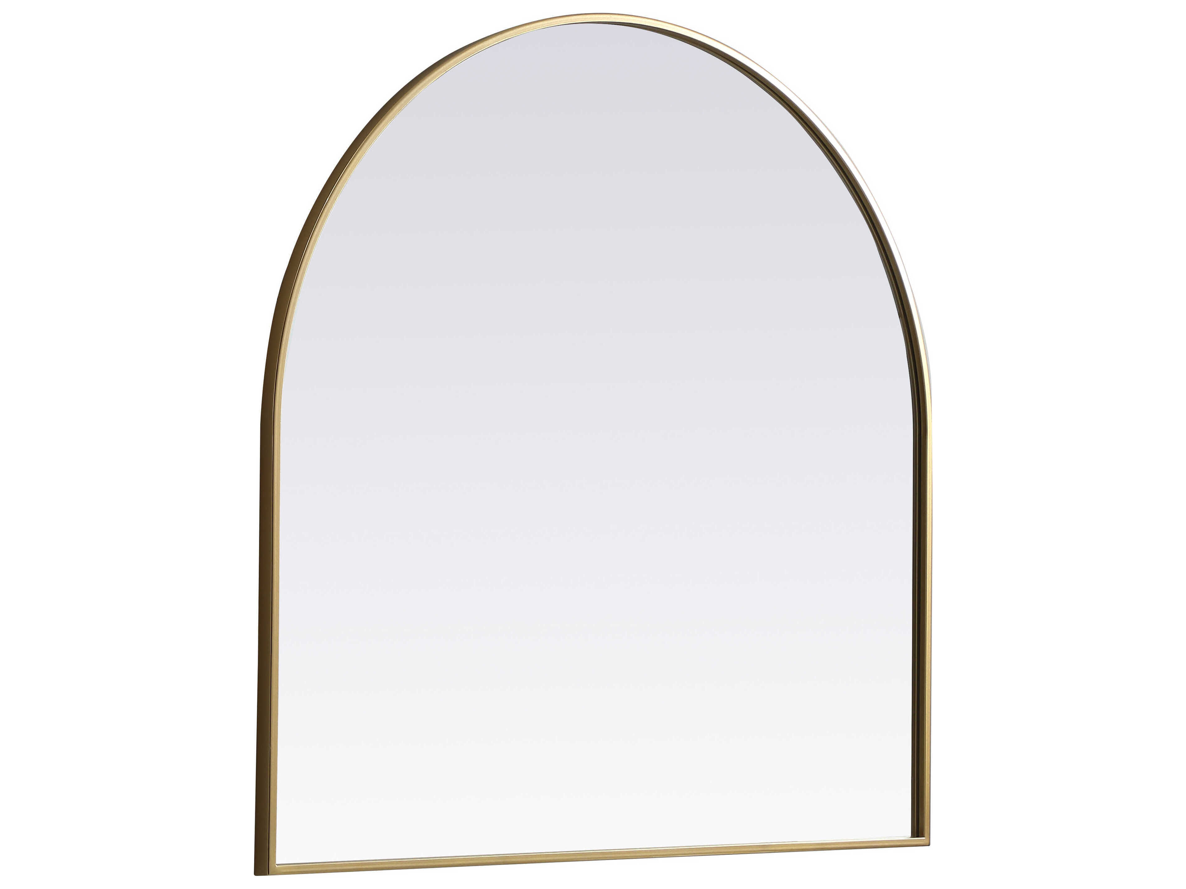 Elegant Lighting Ayra Brass Arch Wall Mirror